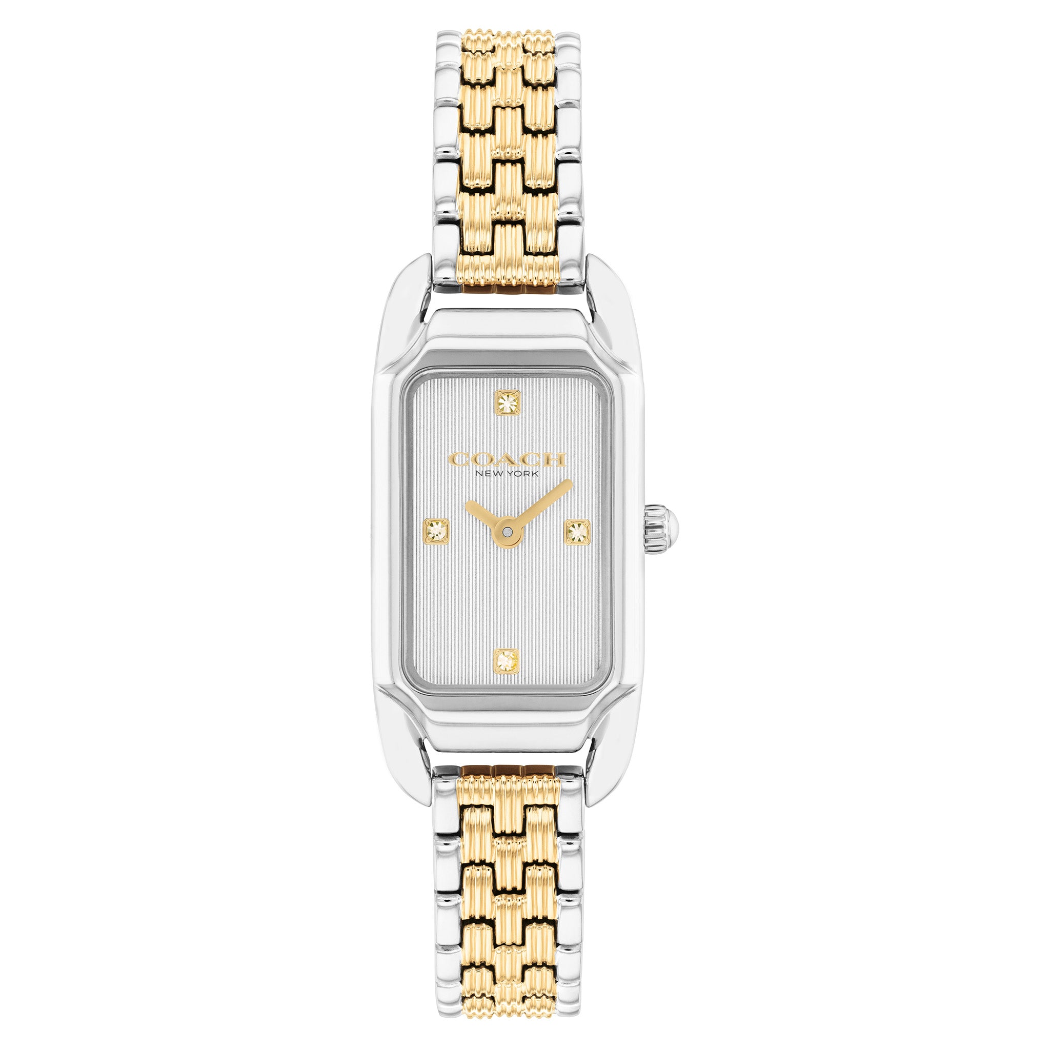 Coach Two-Tone Steel Silver White Dial Women's Watch - 14504631