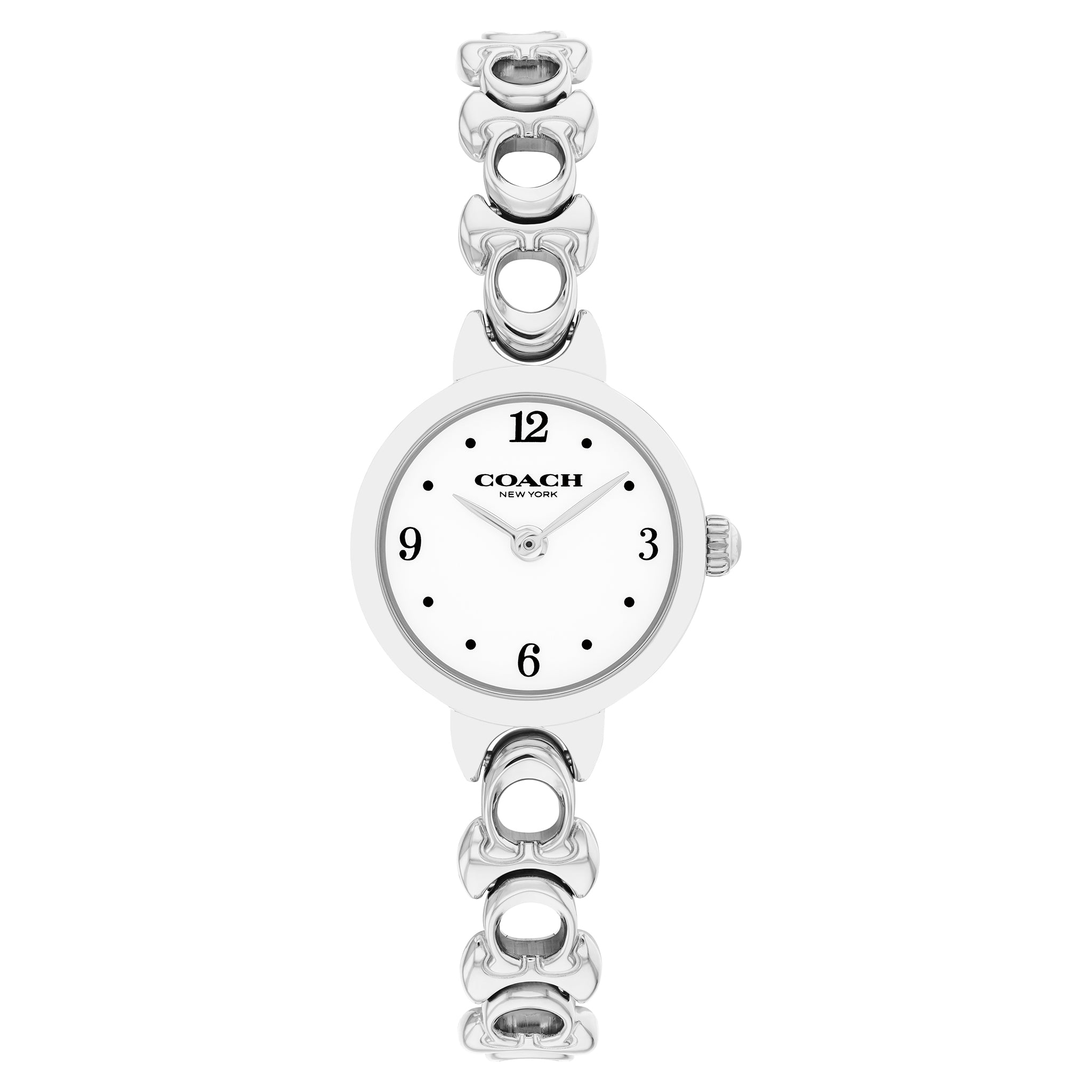 Coach Stainless Steel White Dial Women's Watch - 14504651