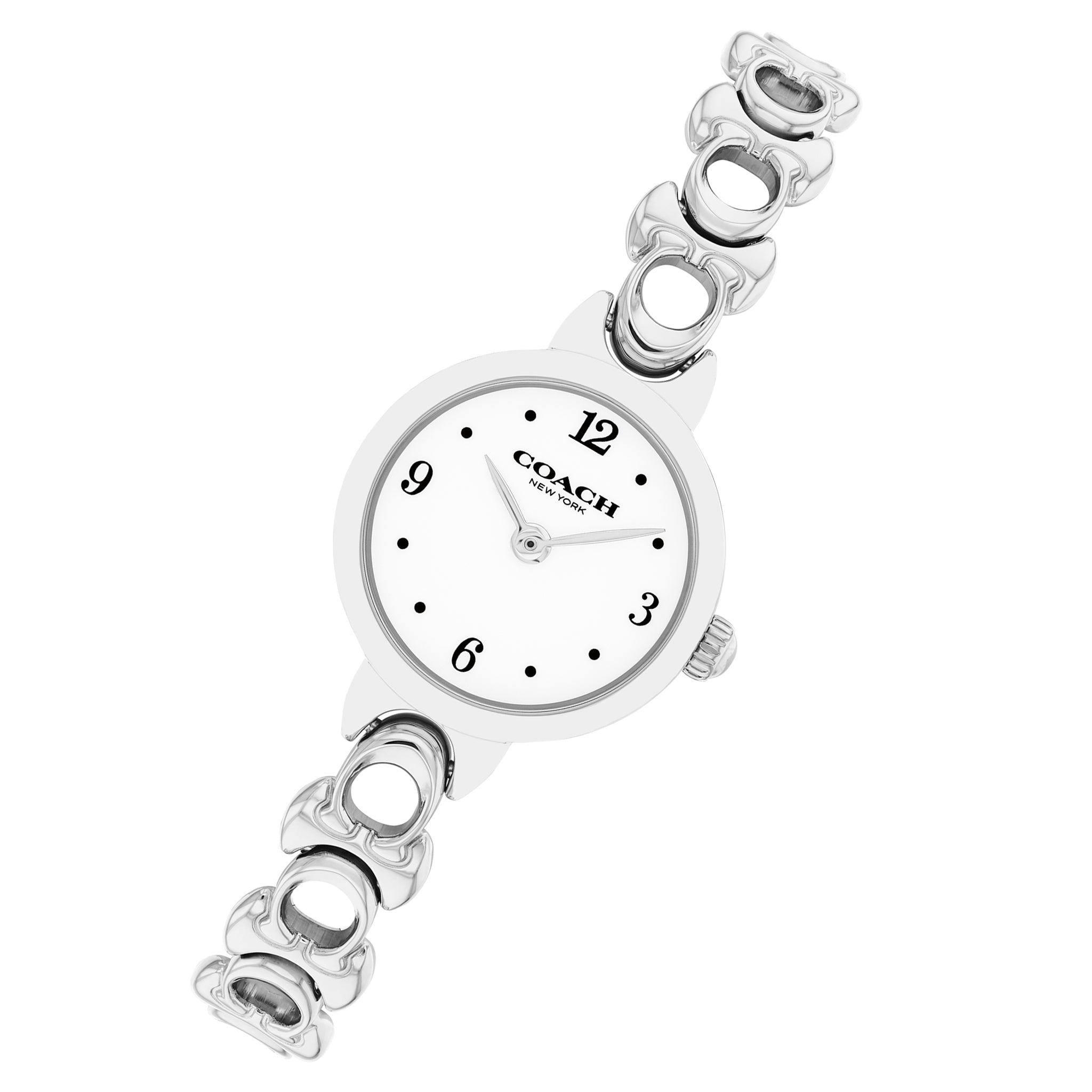 Coach Stainless Steel White Dial Women's Watch - 14504651