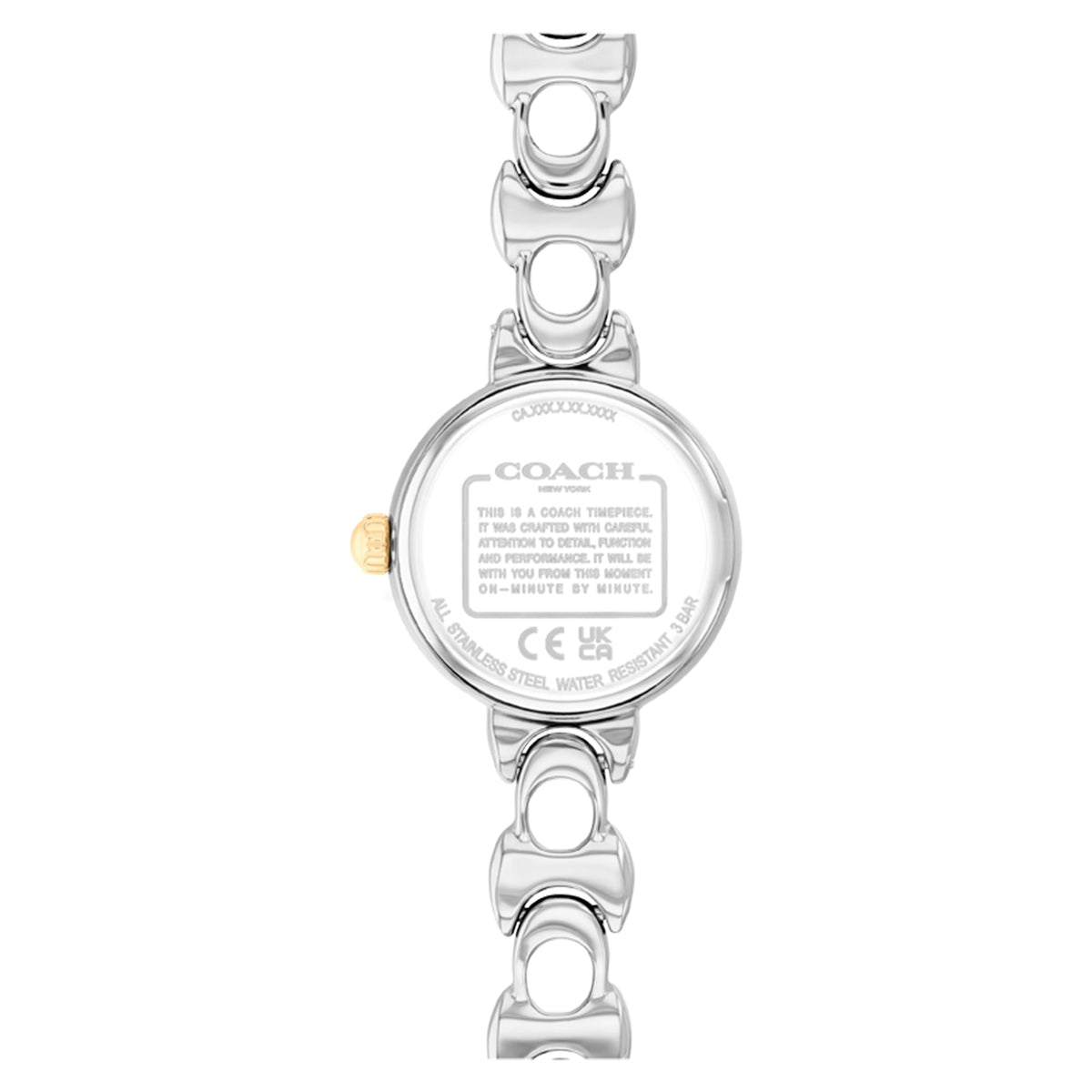 Coach Iris Two-Tone Steel White Dial Women's Watch - 14504653