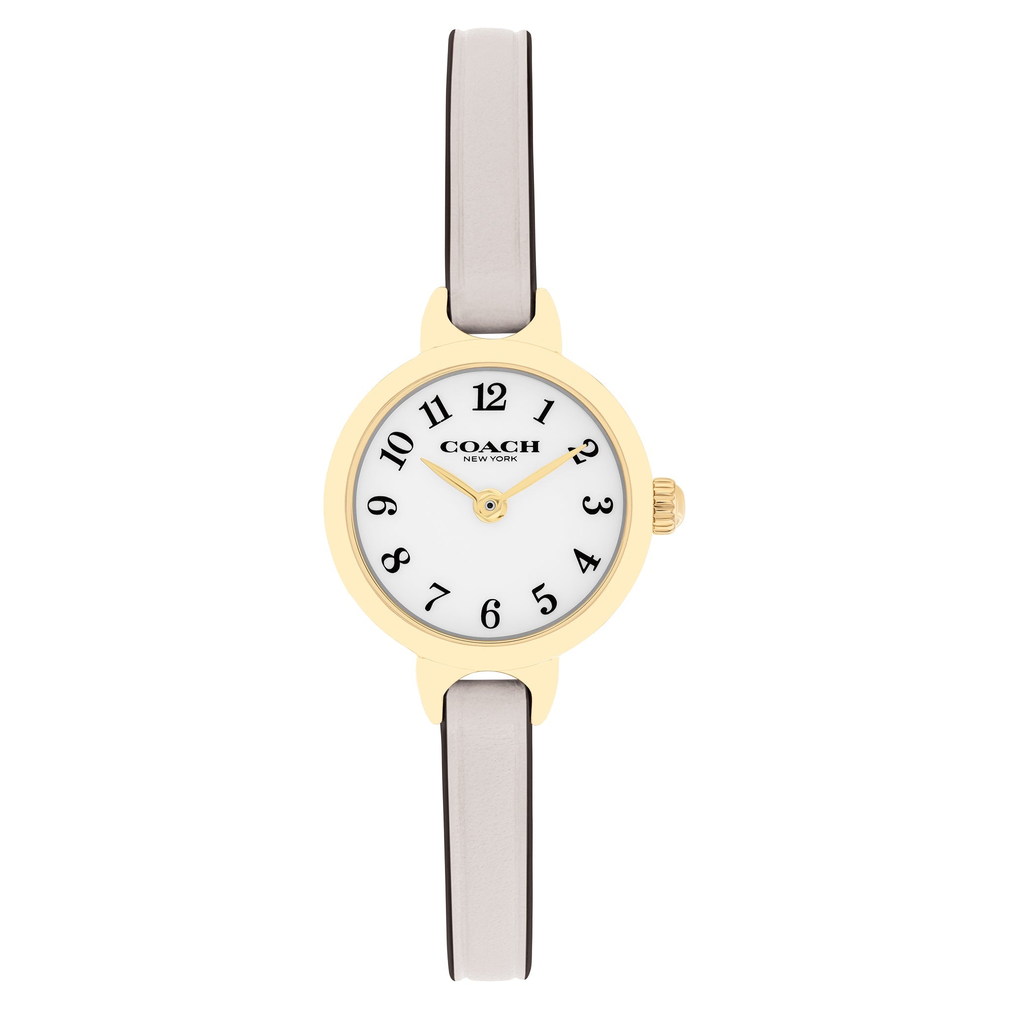 Coach Leather Chalk Dial Women's Watch - 14504655