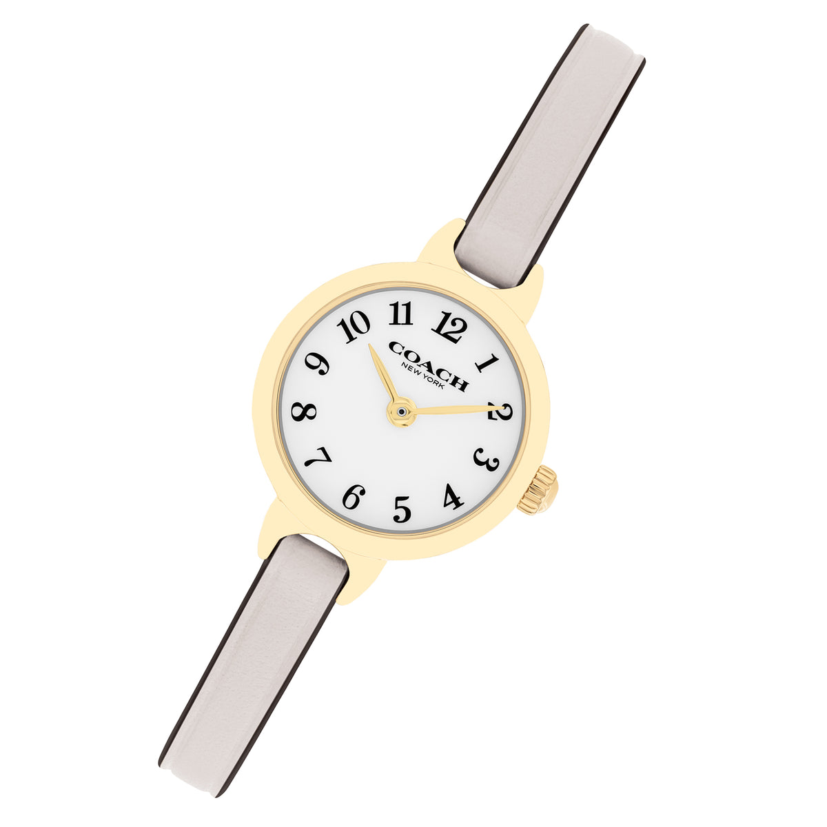 Coach Leather Chalk Dial Women's Watch - 14504655