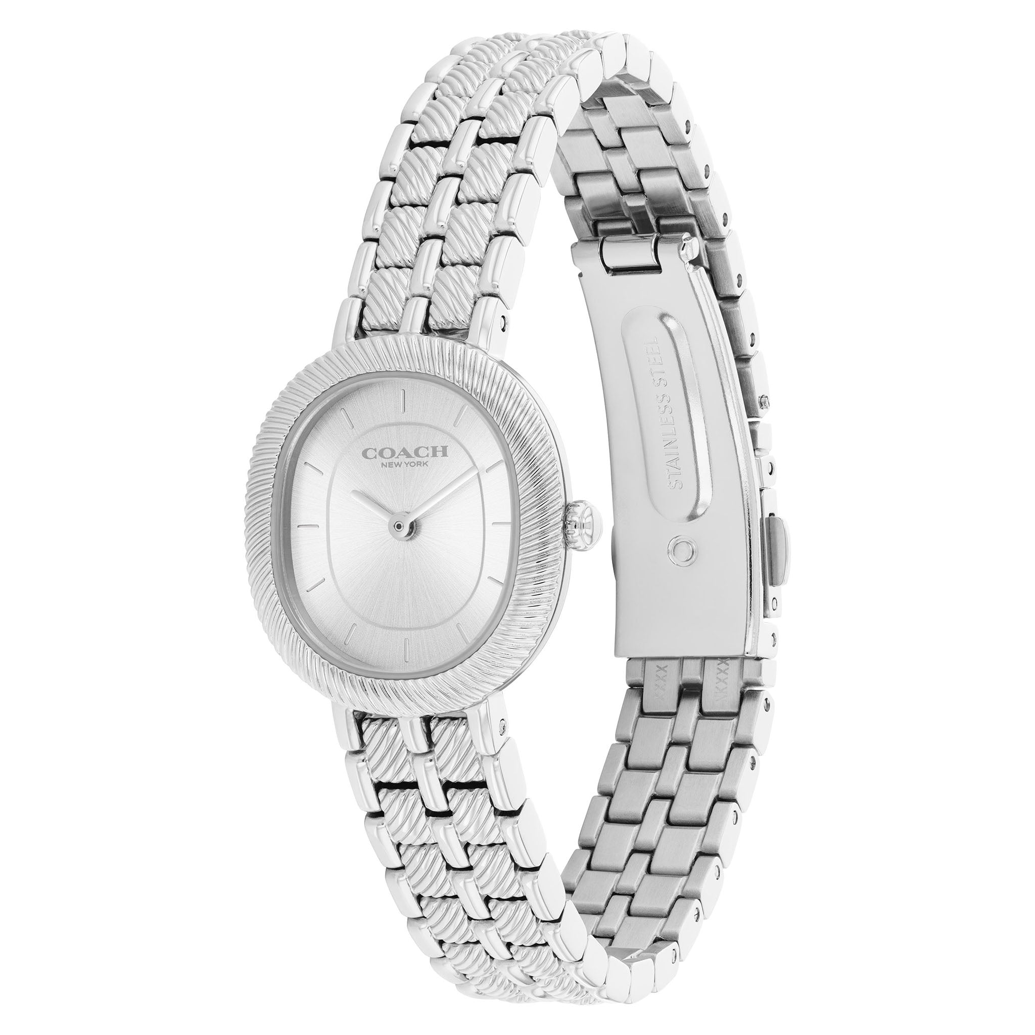 Coach Stainless Steel Silver Dial Women's Watch - 14504659
