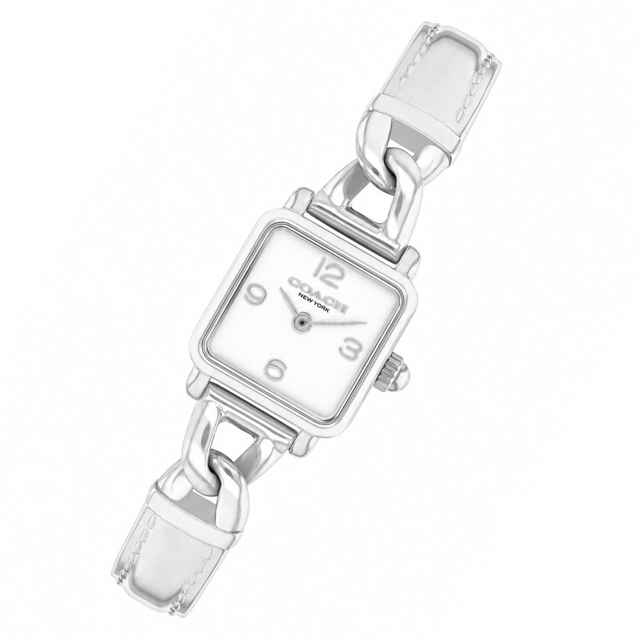 Coach Stainless Steel Silver White Dial Women's Watch - 14504670