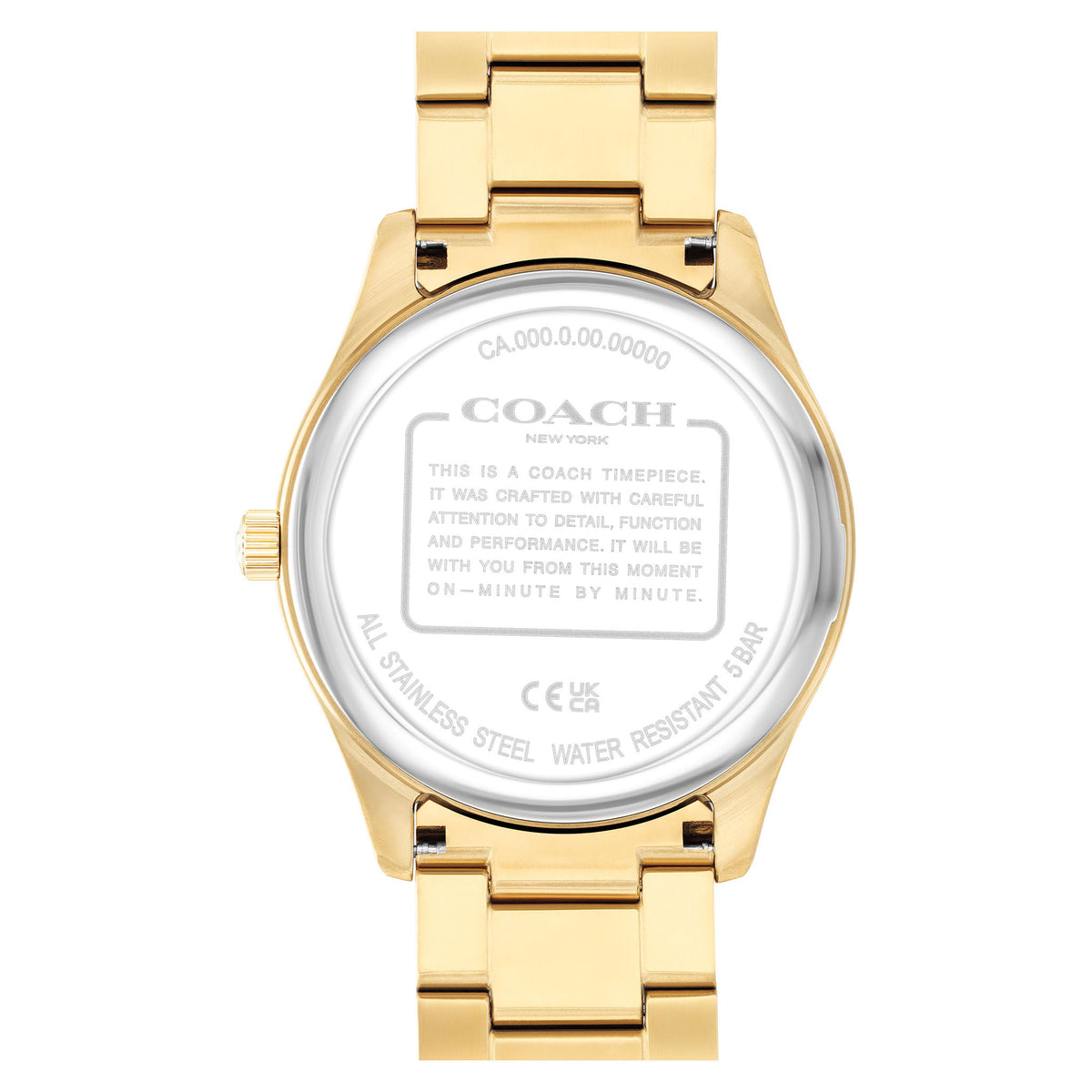 Coach Gold Steel Green Dial Men's Watch - 14602753