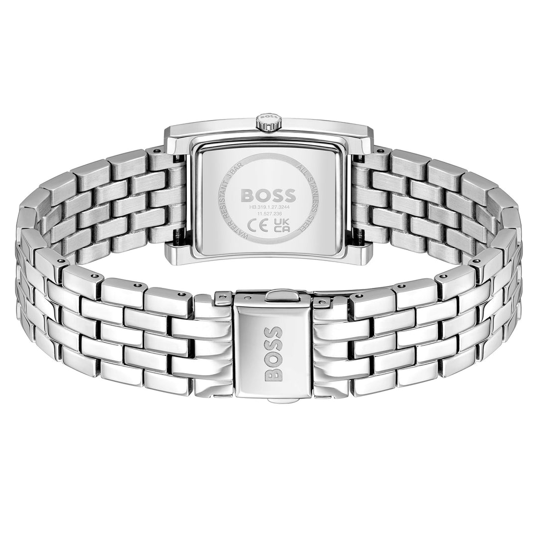 Hugo Boss Stainless Steel Pink Dial Women's Watch - 1502743