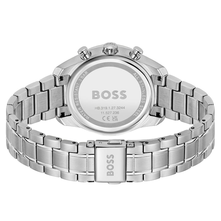 Hugo Boss Stainless Steel Pink MOP Dial Multi-function Women's Watch - 1502765