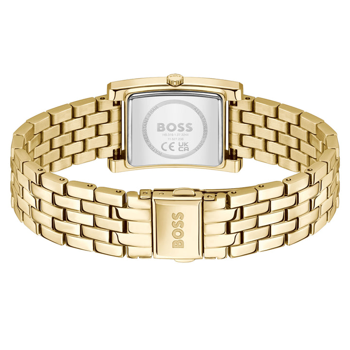 Hugo Boss Gold Steel Green Dial Women's Watch - 1502785