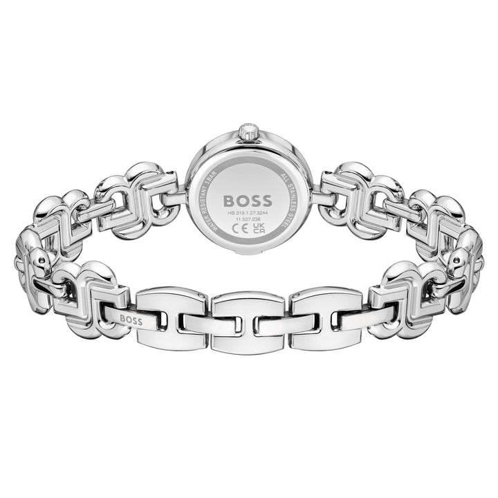 Hugo Boss Stainless Steel Silver White Dial Women's Watch - 1502793