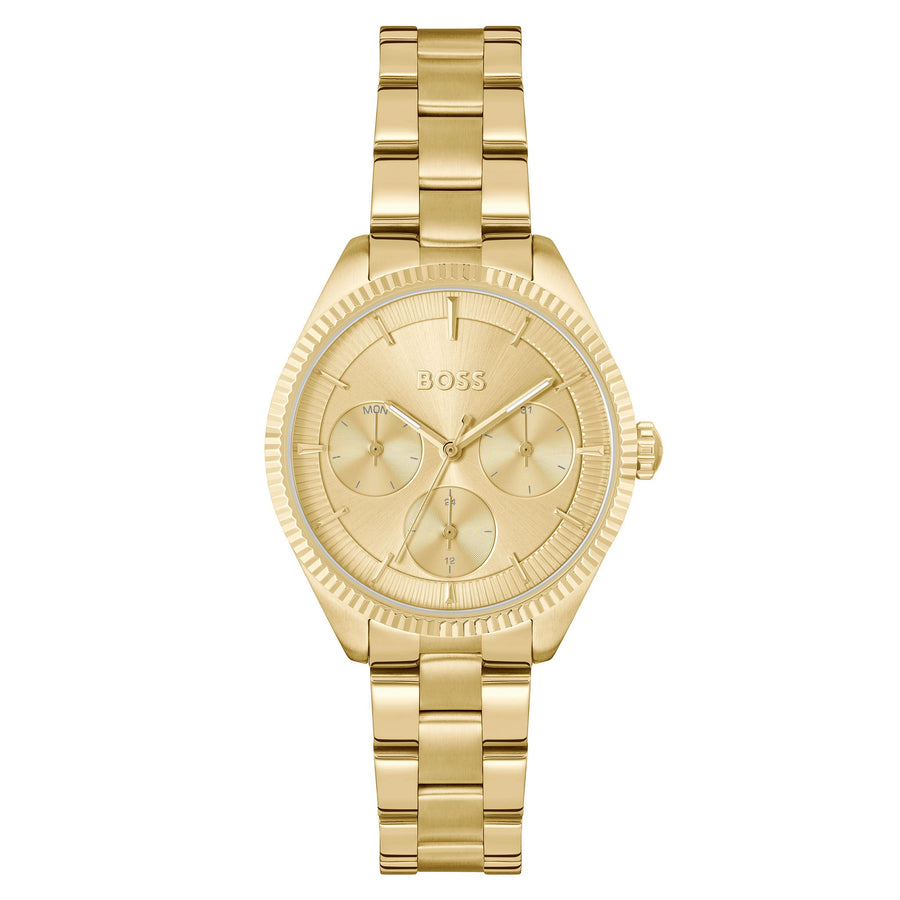 Hugo Boss Gold Steel Multi-function Women's Watch - 1502803