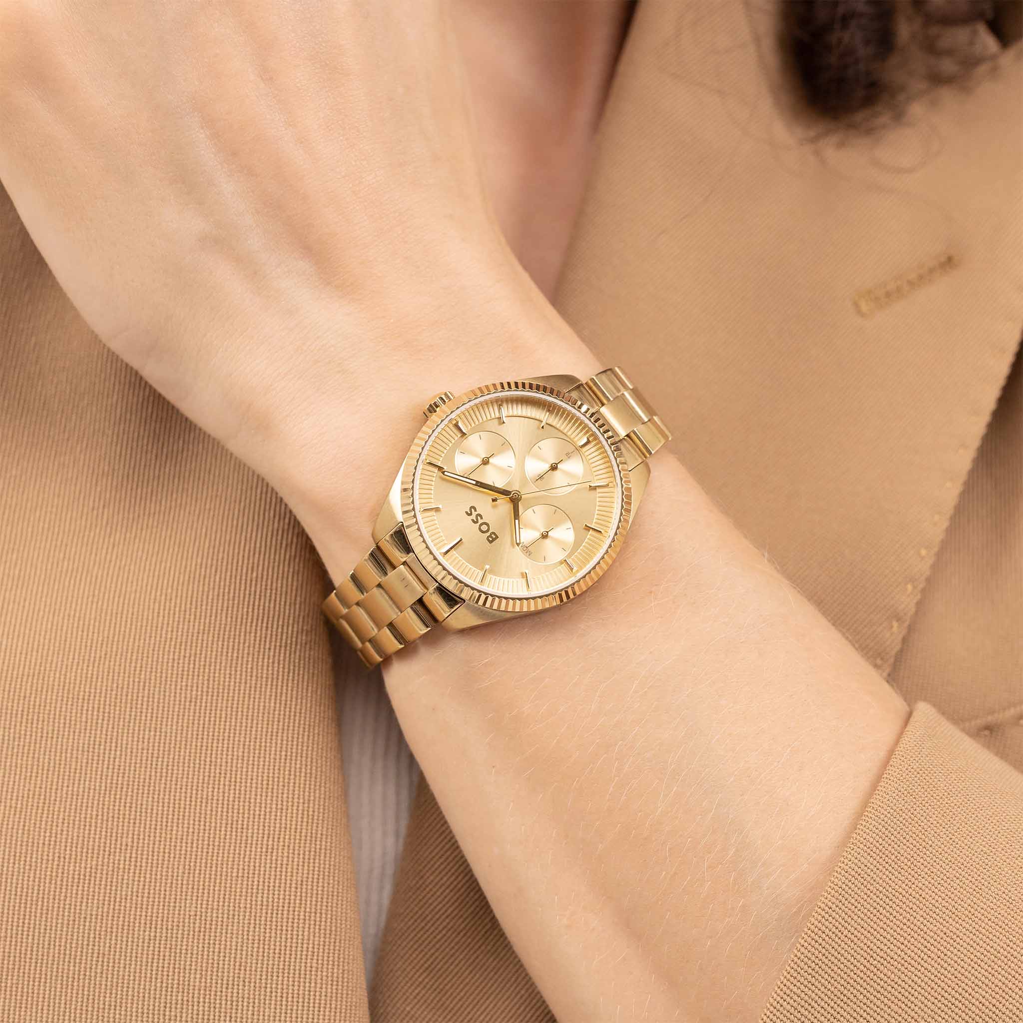BOSS by Hugo Boss Gold Steel Multi-function Women's Watch - 1502803