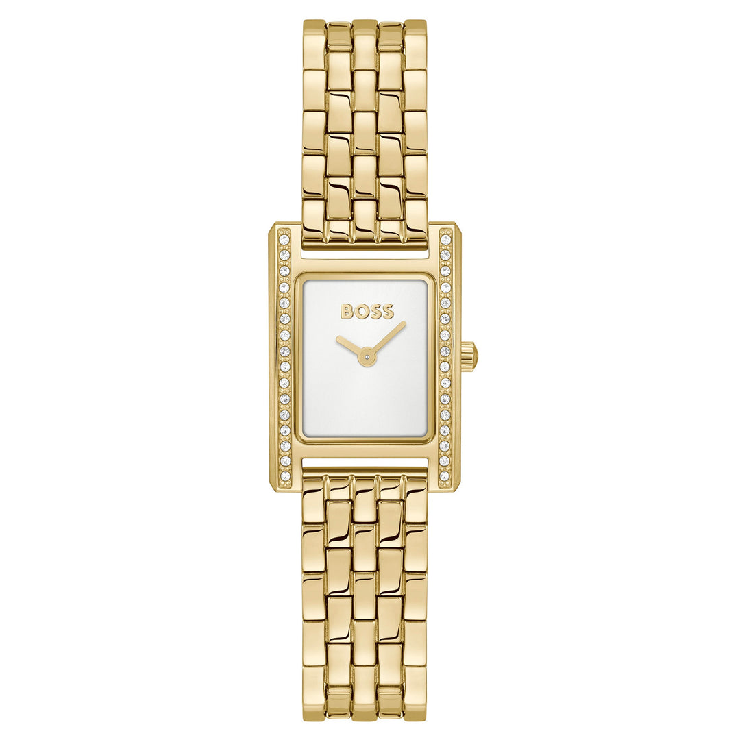 Hugo Boss Gold Steel White Dial Women's Watch - 1502815