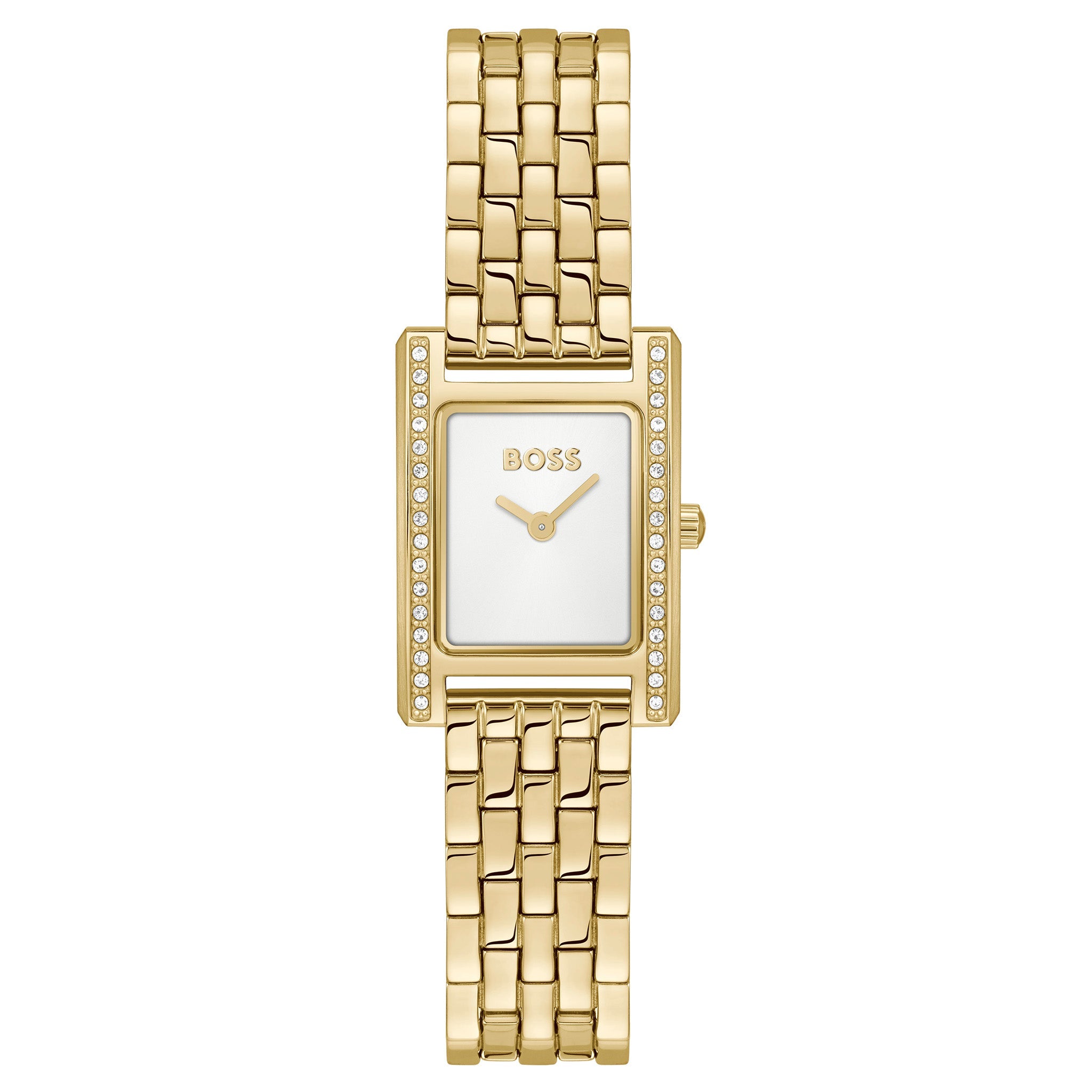 Hugo Boss Gold Steel White Dial Women's Watch - 1502815