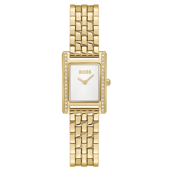 Hugo Boss Gold Steel White Dial Women's Watch - 1502815