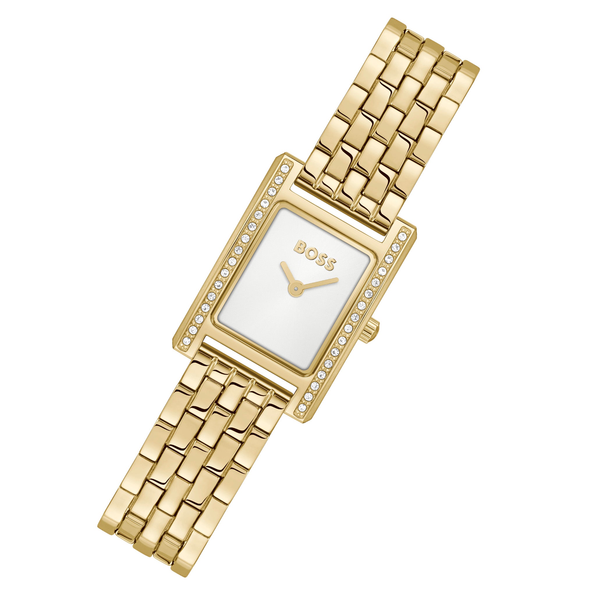 Hugo Boss Gold Steel White Dial Women's Watch - 1502815