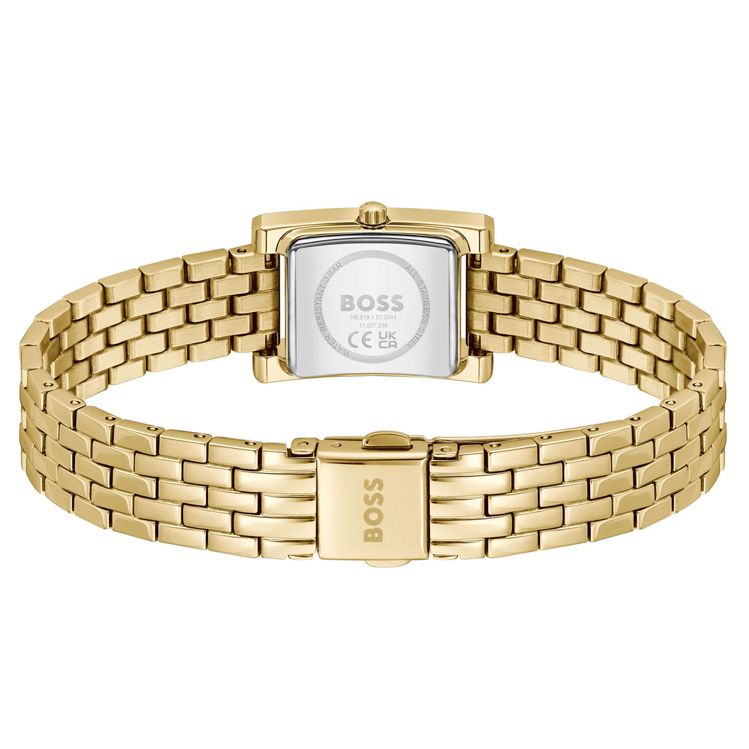 Hugo Boss Gold Steel White Dial Women's Watch - 1502815