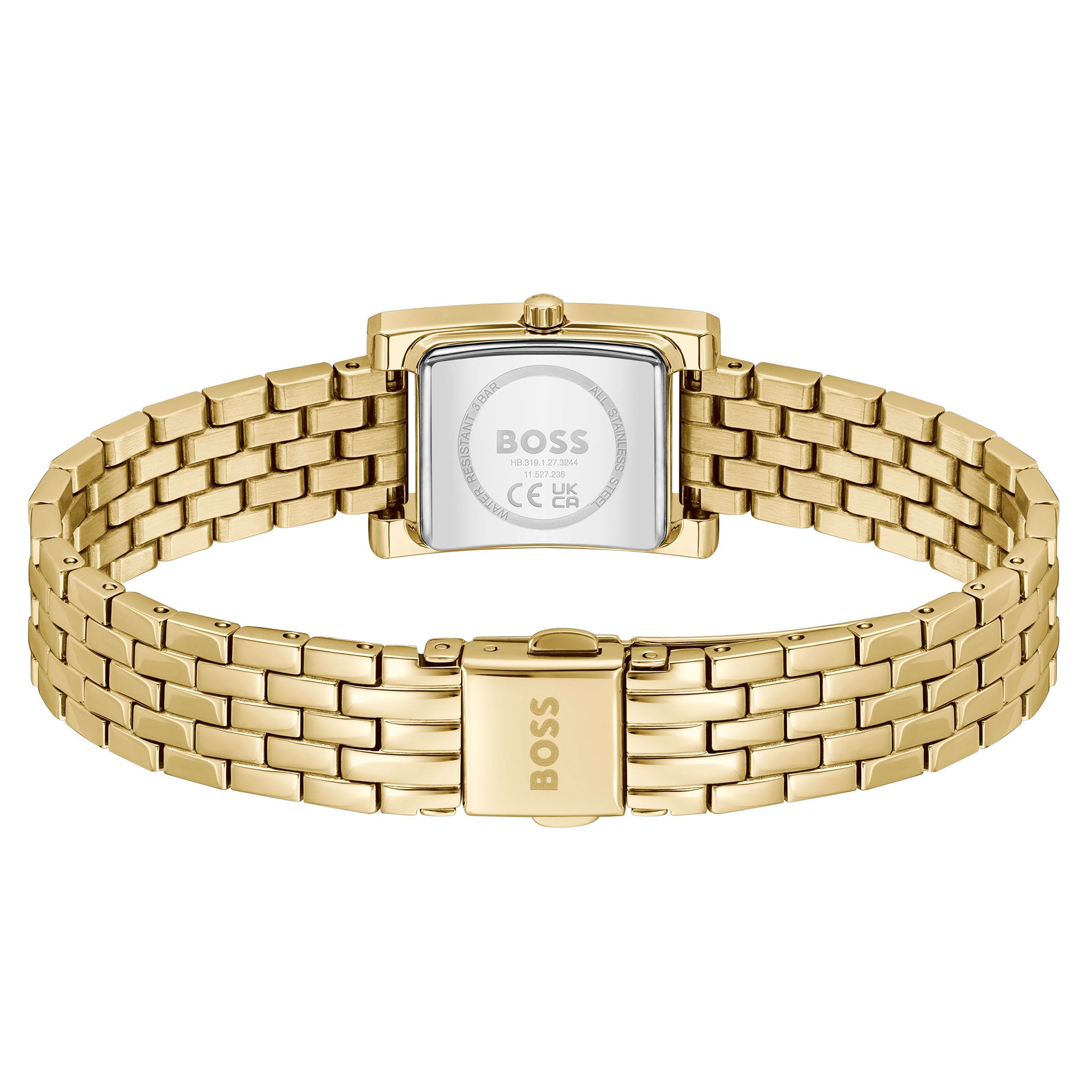 Hugo Boss Gold Steel White Dial Women's Watch - 1502815
