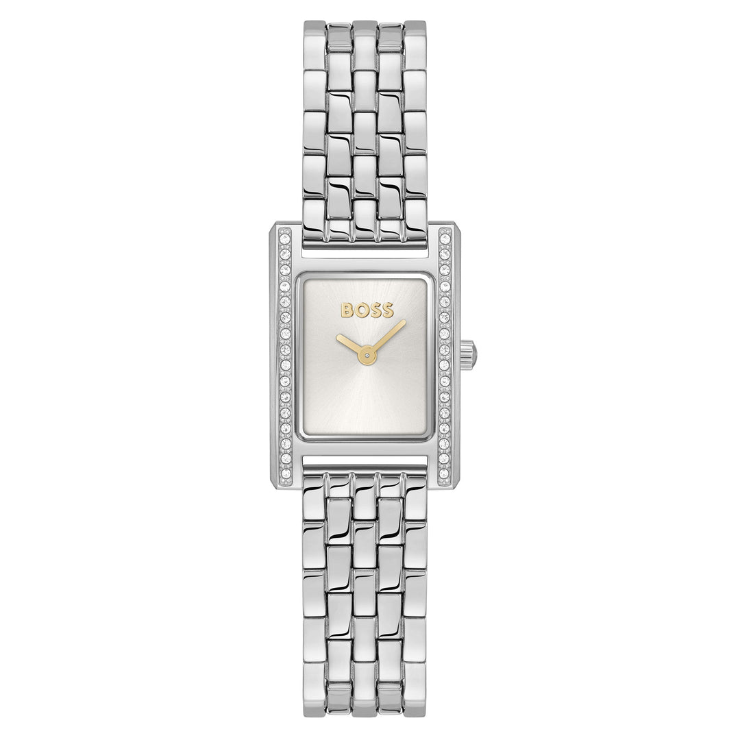 Hugo Boss Stainless Steel Silver White Dial Women's Watch - 1502816