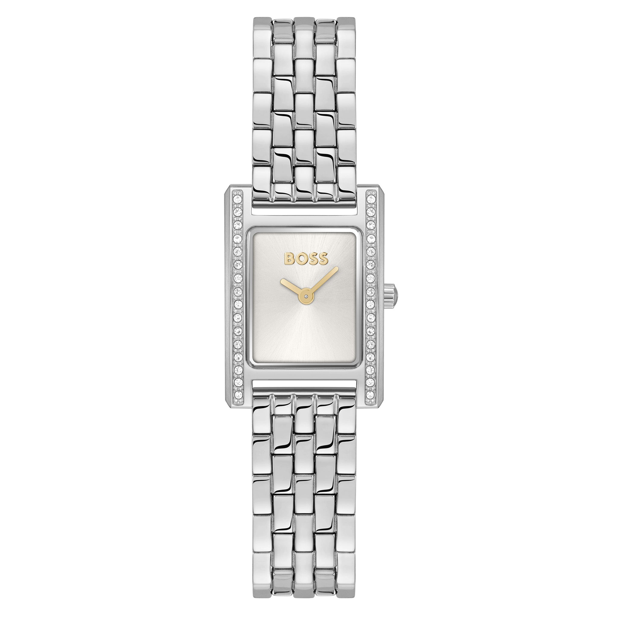 Hugo Boss Stainless Steel Silver White Dial Women's Watch - 1502816