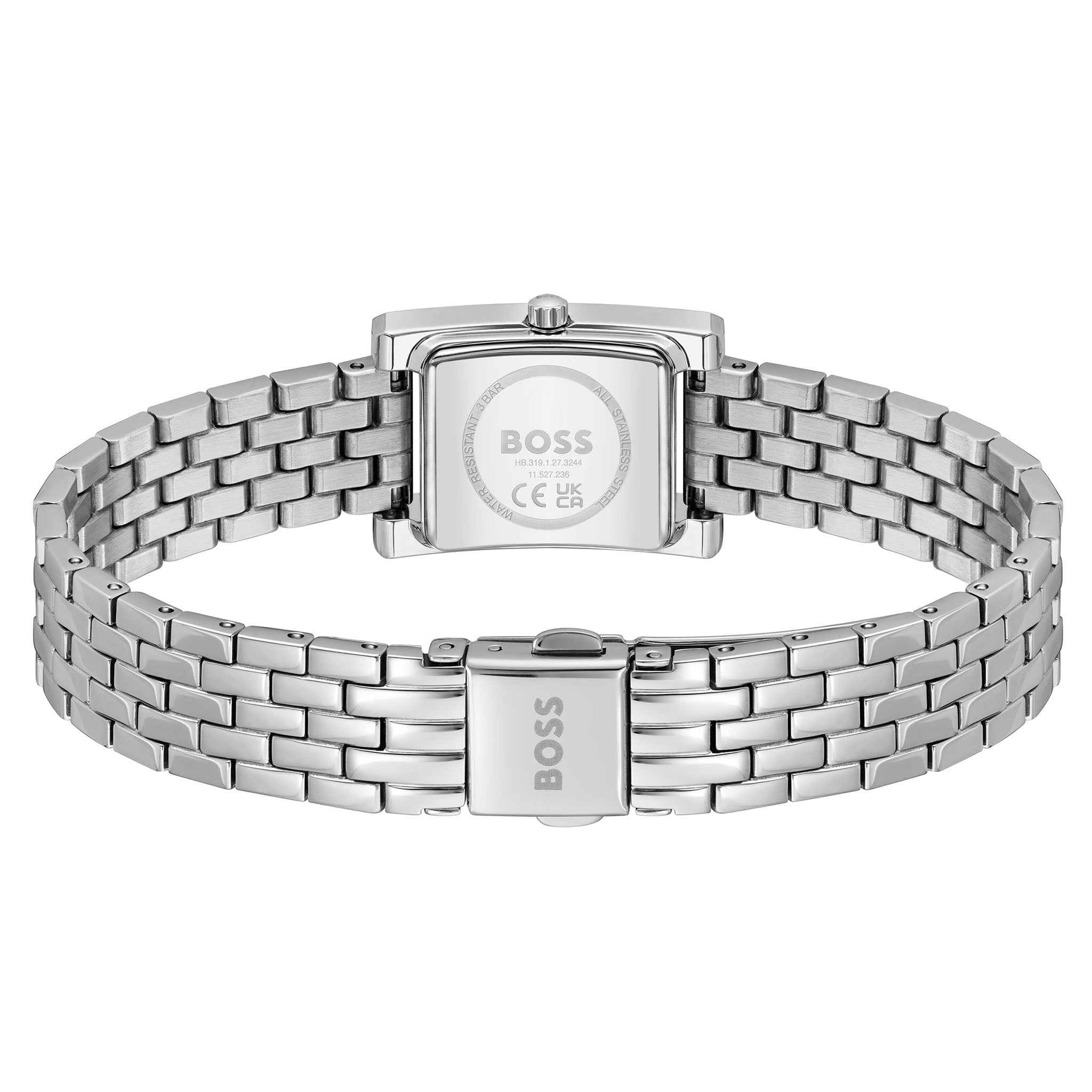 BOSS by Hugo Boss Stainless Steel Silver White Dial Women's Watch - 1502816