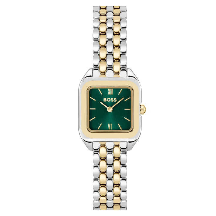 Hugo Boss Two-Tone Steel Green Dial Women's Watch - 1502822