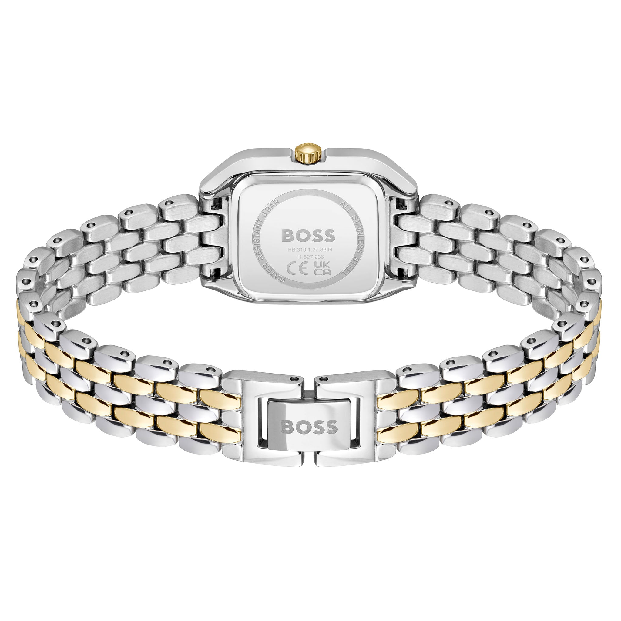 Hugo Boss Two-Tone Steel Green Dial Women's Watch - 1502822