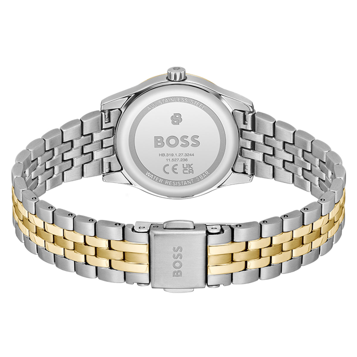 BOSS by Hugo Boss Two-Tone Steel Green Dial Women's Watch - 1502841