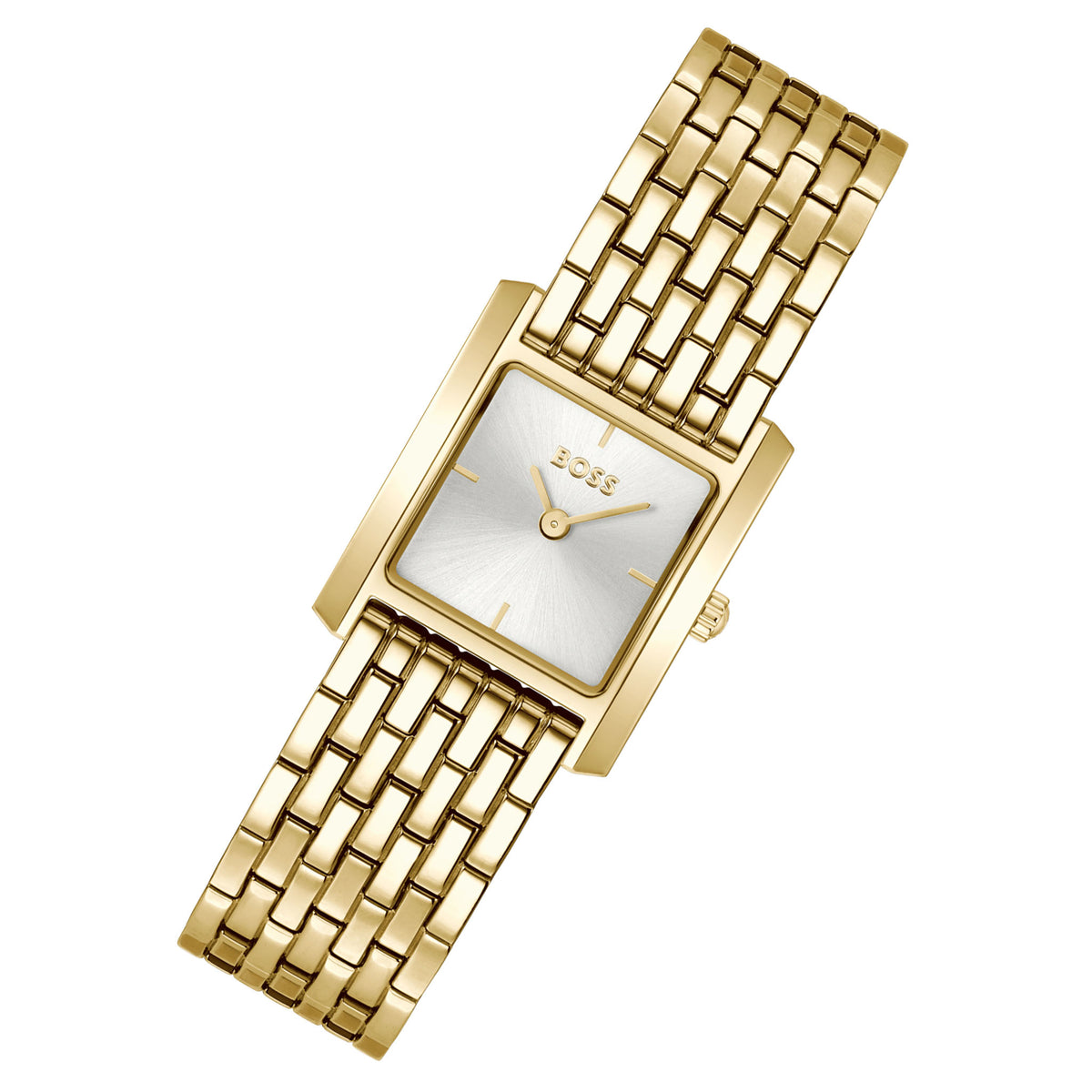 BOSS by Hugo Boss Gold Steel Silver White Dial Women's Watch - 1502845
