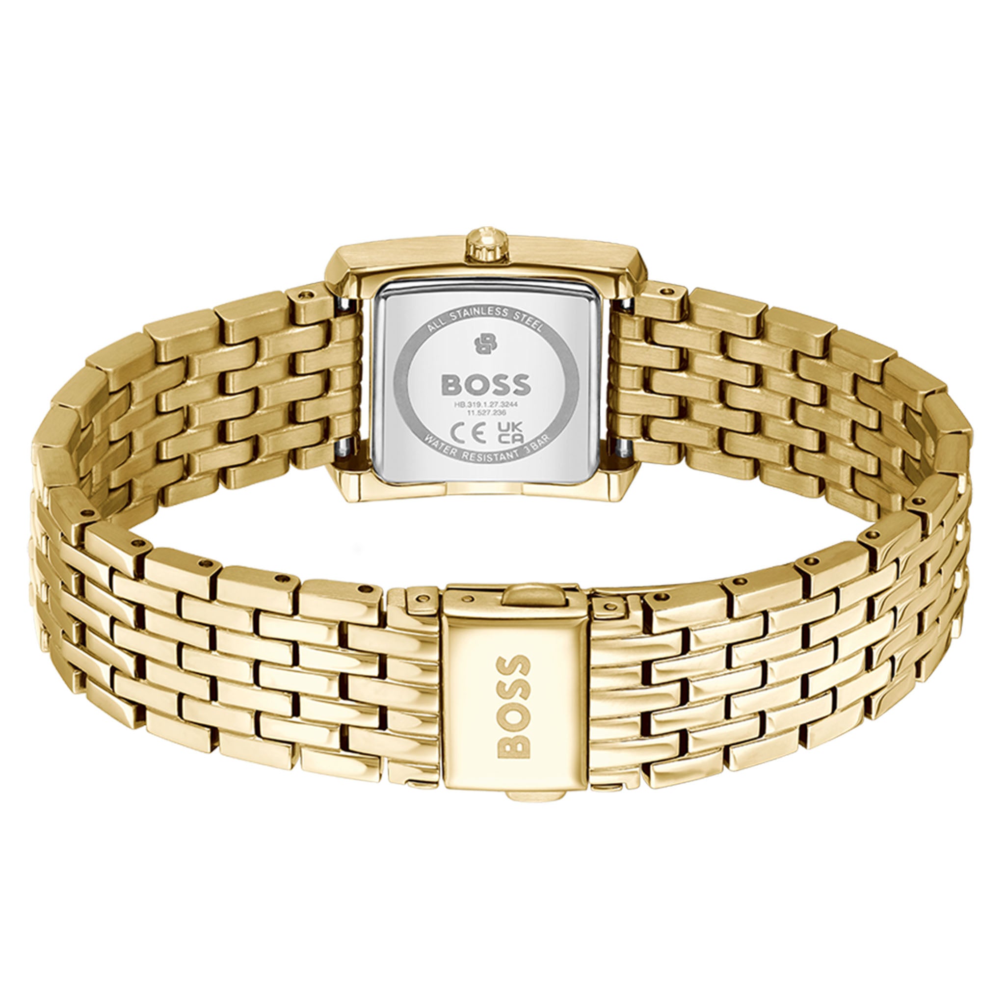 BOSS by Hugo Boss Gold Steel Silver White Dial Women's Watch - 1502845
