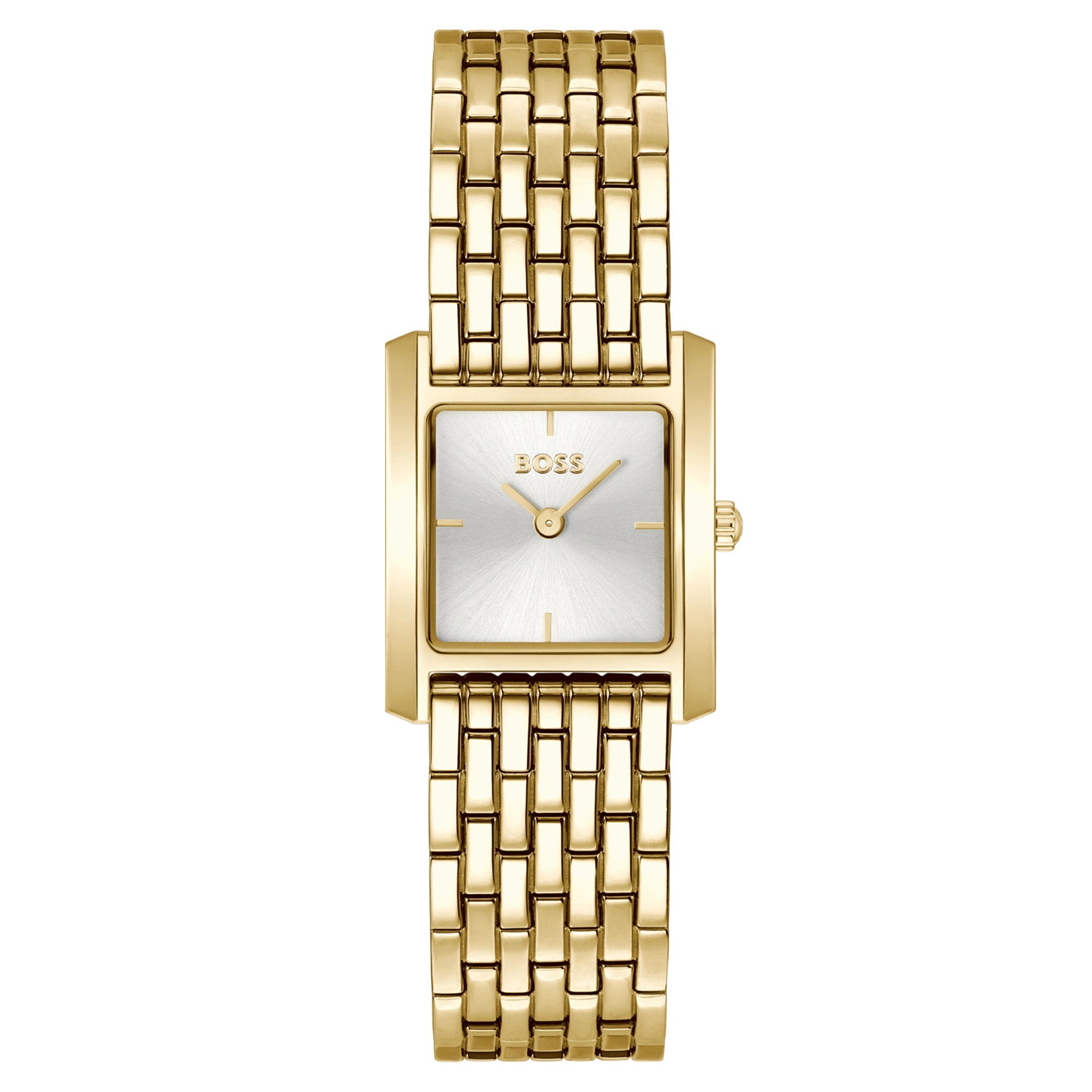 BOSS by Hugo Boss Gold Steel Silver White Dial Women's Watch - 1502845