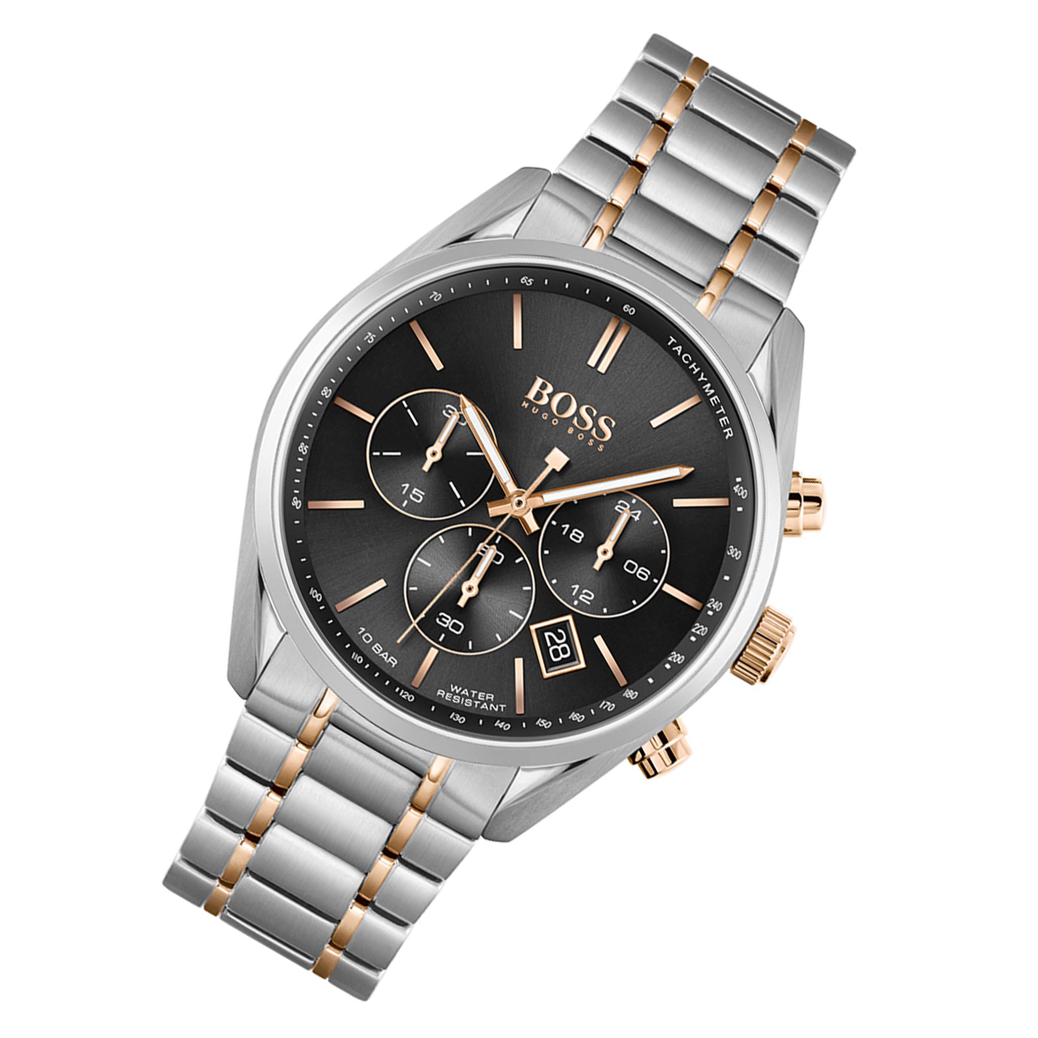 Hugo Boss Champion Two-Tone Stainless Steel Men's Chrono Watch - 1513819