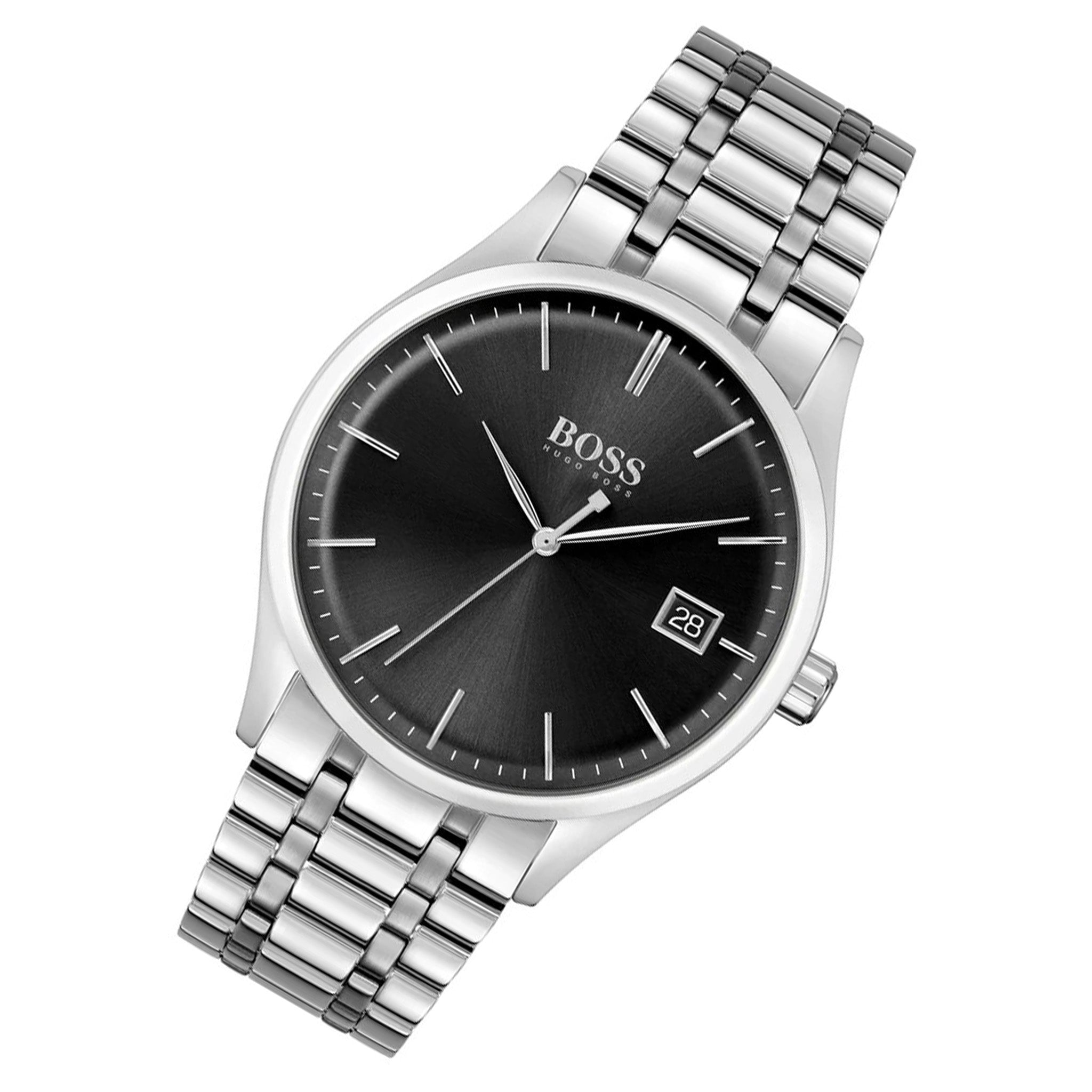 Hugo Boss Commissioner Silver Steel Men's Watch - 1513833