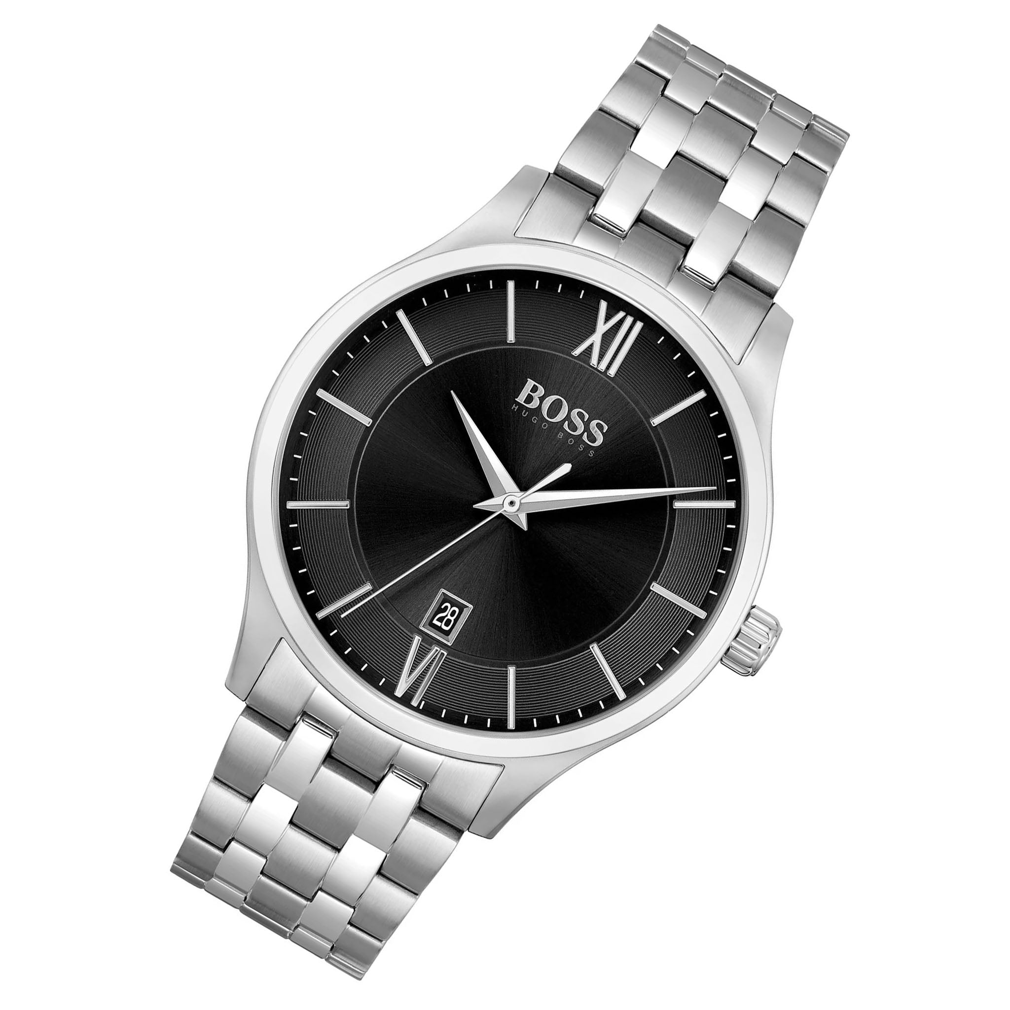 Hugo Boss Stainless Steel Black Dial Men's Watch - 1513896