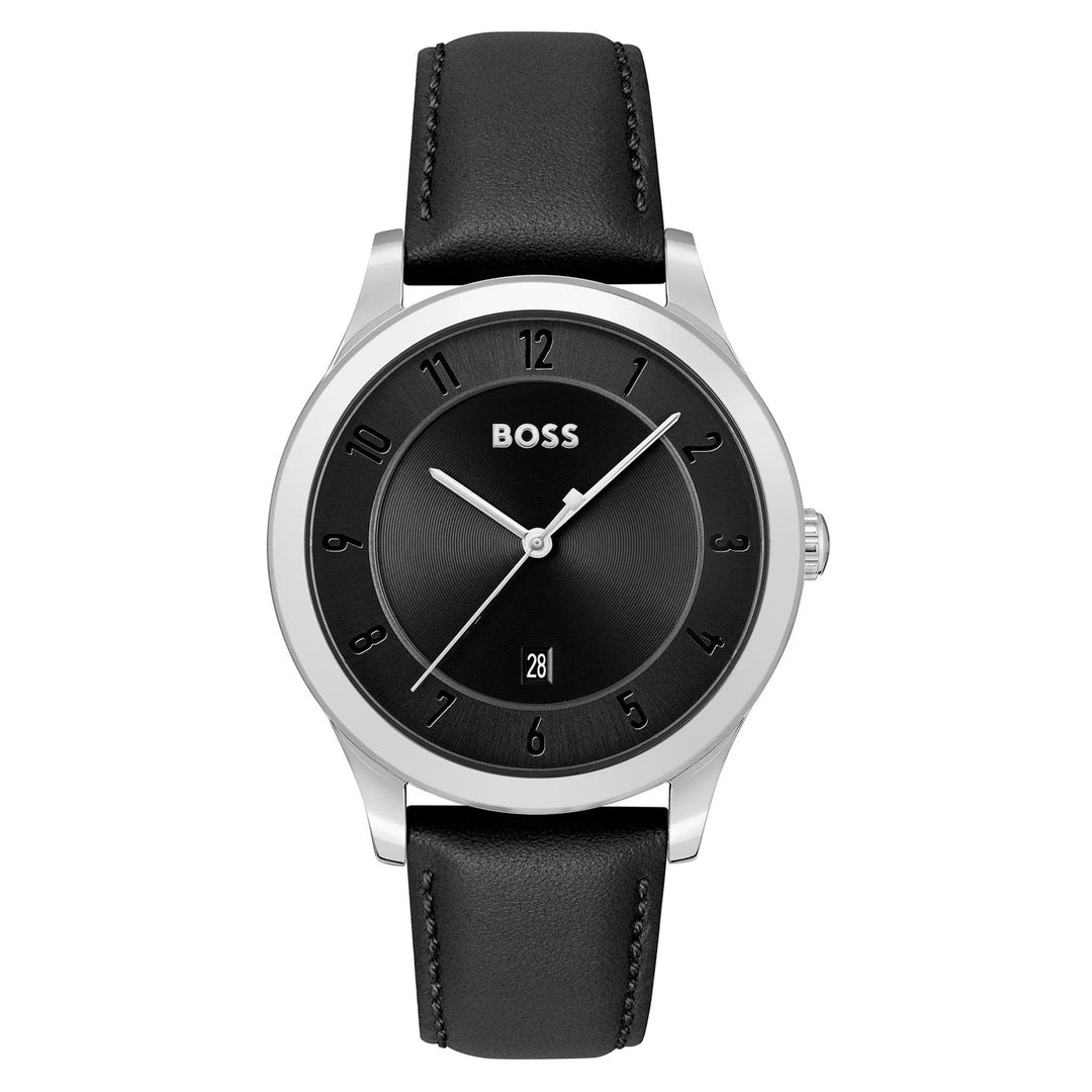 Hugo Boss Black Leather Men's Watch - 1513984