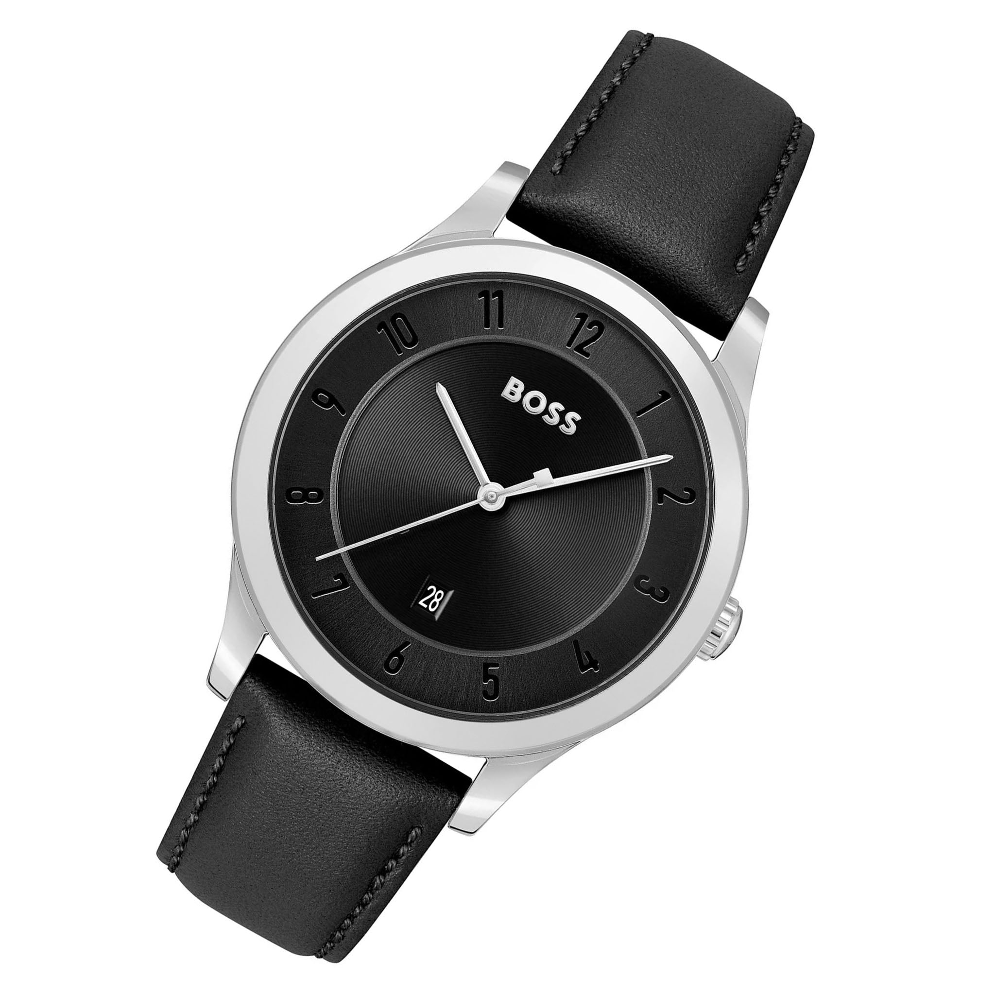 Hugo Boss Black Leather Men's Watch - 1513984