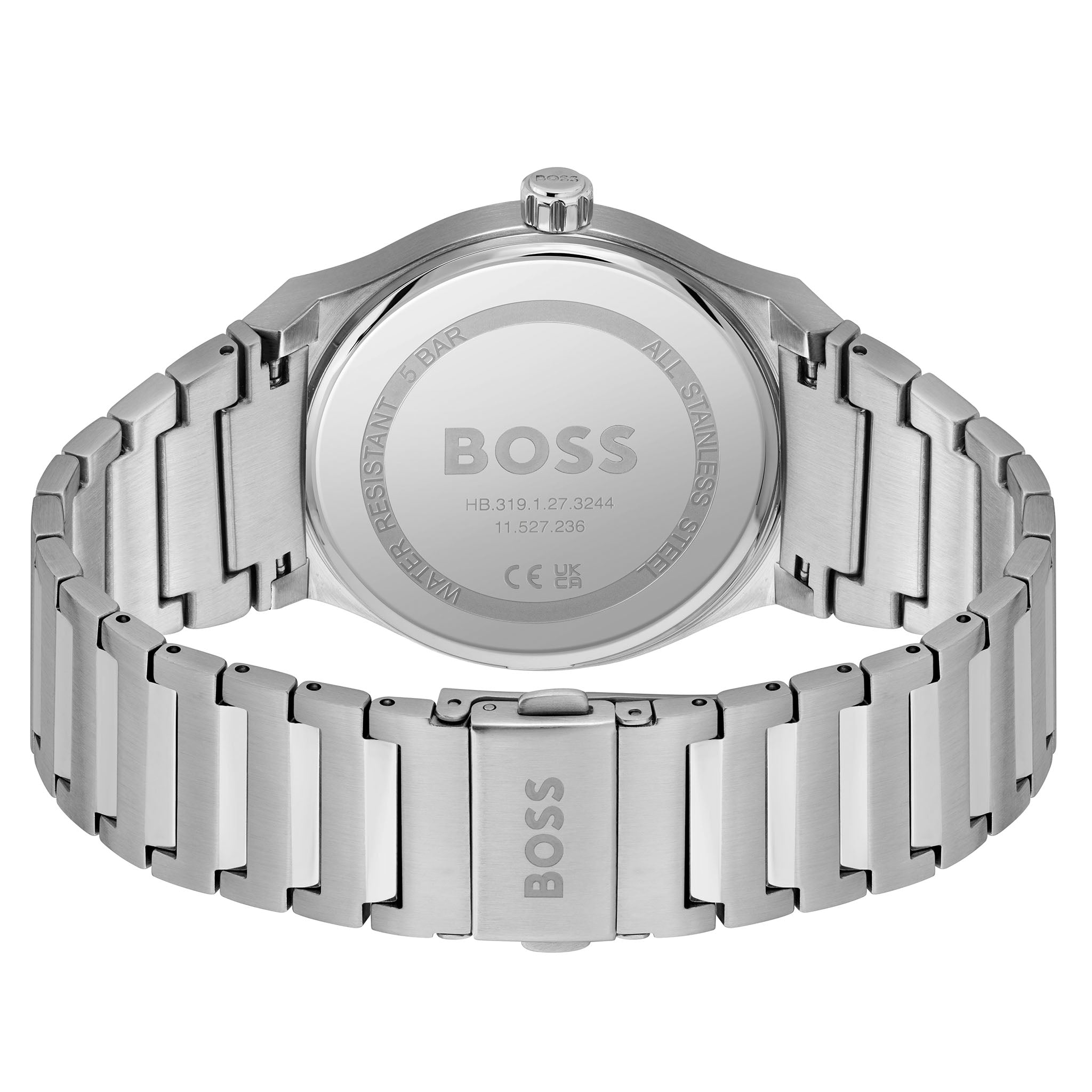 Hugo Boss Stainless Steel Blue Dial Men's Watch - 1514076