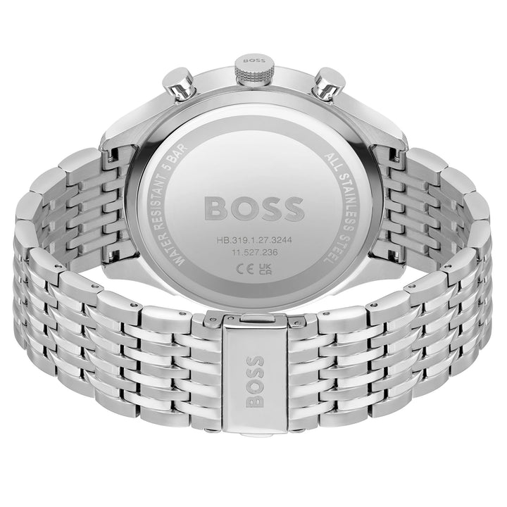 Hugo Boss Stainless Steel Black Dial Chronograph Men's Watch - 1514082