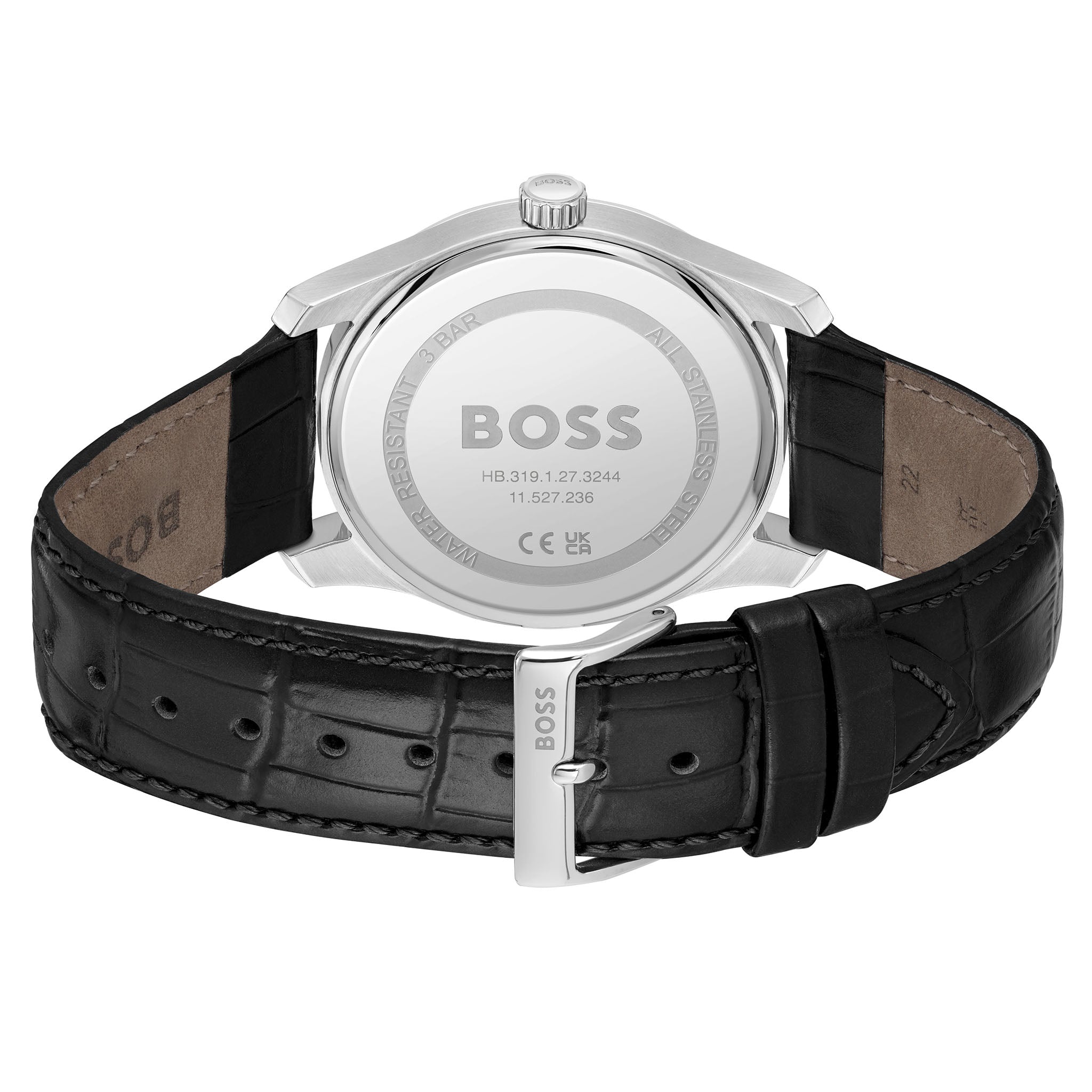 BOSS by Hugo Boss Black Leather Men's Watch - 1514122
