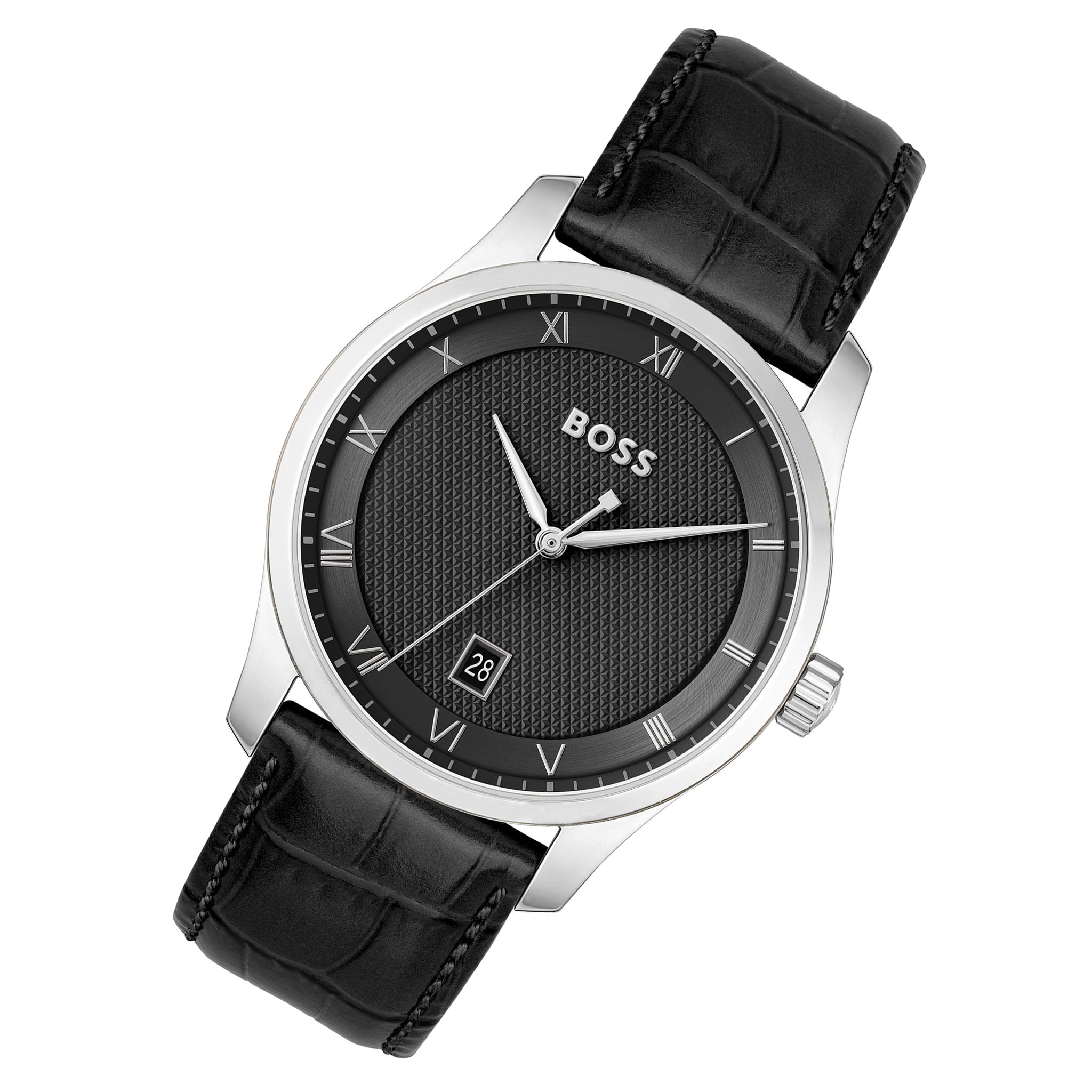 Hugo Boss Black Leather Men's Watch - 1514122