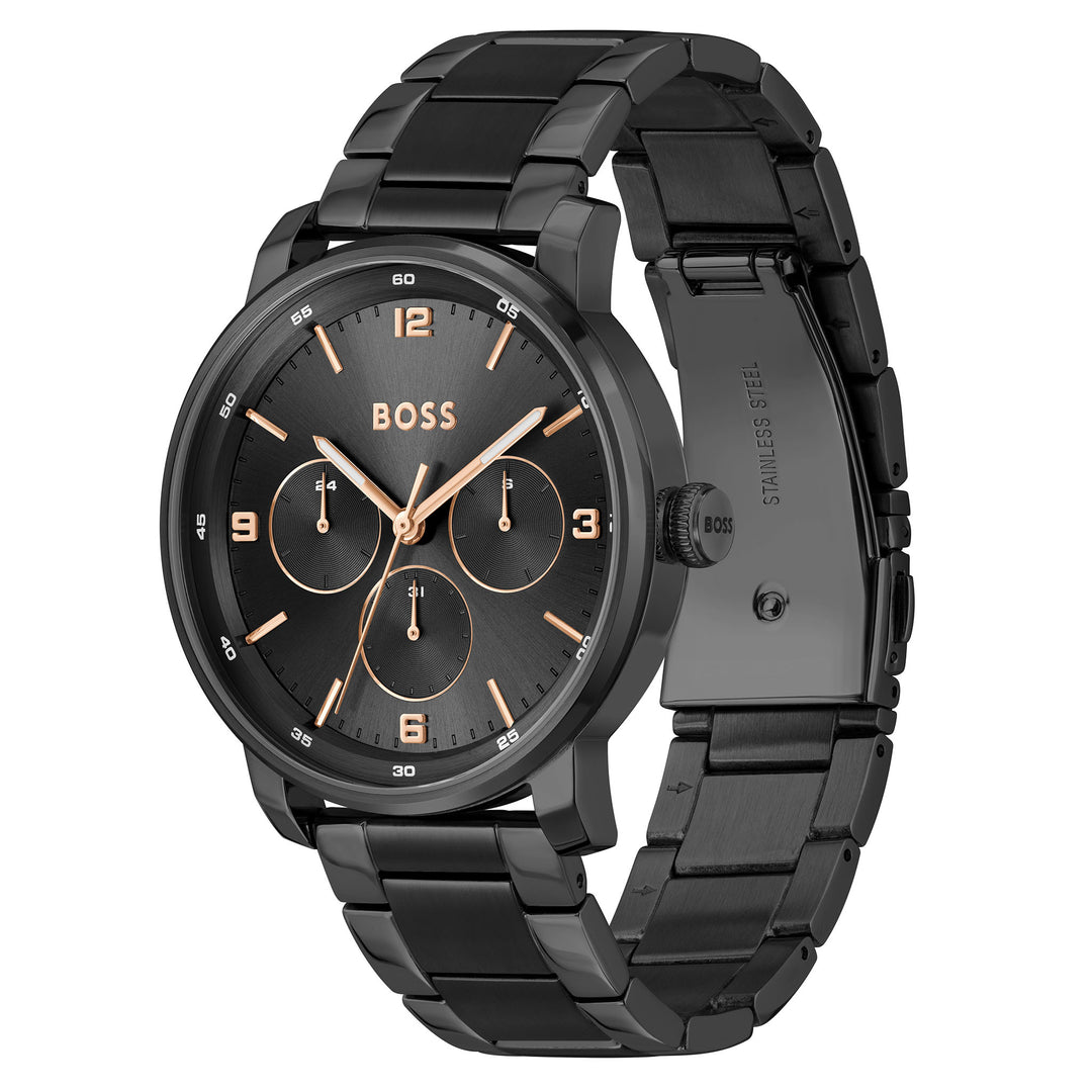 Hugo Boss Black Steel Multi-function Men's Watch - 1514128