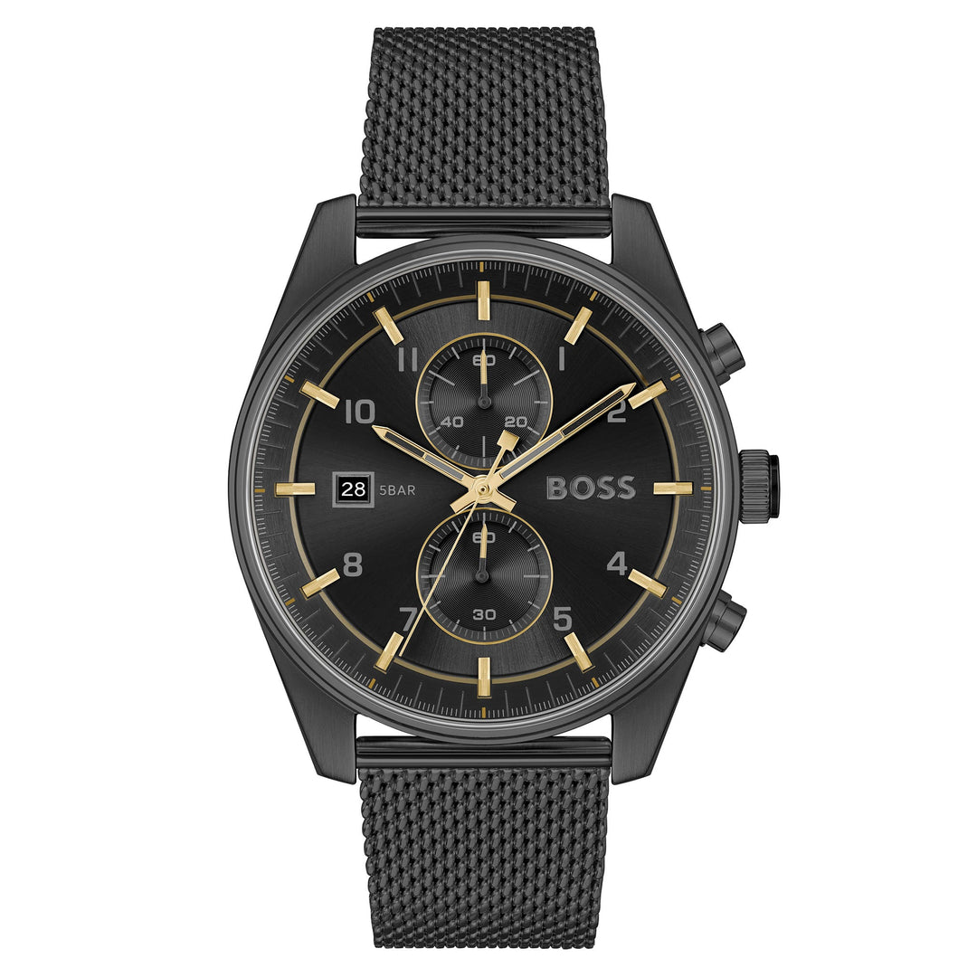 Hugo Boss Black Steel Chronograph Men's Watch - 1514150