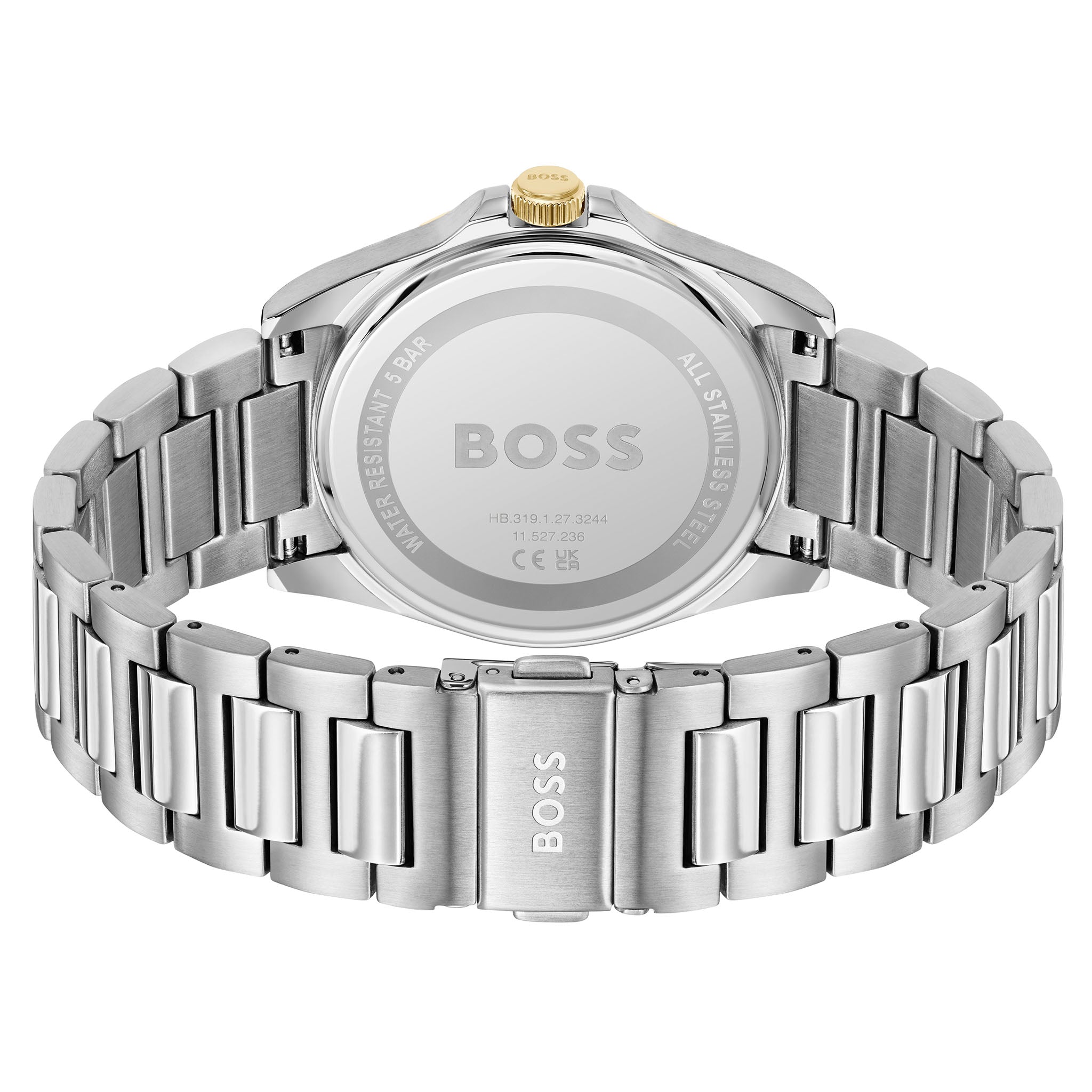 BOSS by Hugo Boss Stainless Steel Olive Green Dial Men's Watch - 1514173