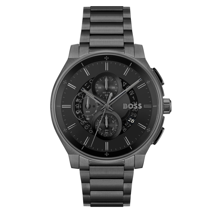 Hugo Boss Black Steel Chronograph Men's Watch - 1514192