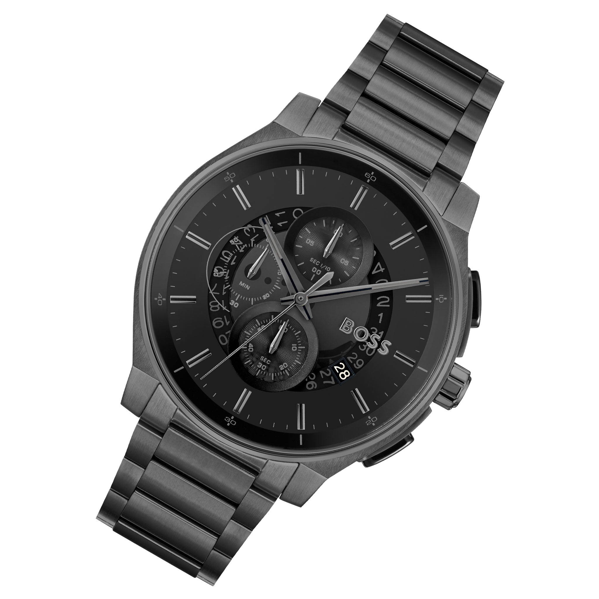 Hugo Boss Black Steel Chronograph Men s Watch 1514192 The Watch Factory Australia