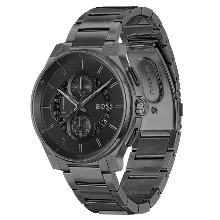 Hugo Boss Black Steel Chronograph Men's Watch - 1514192