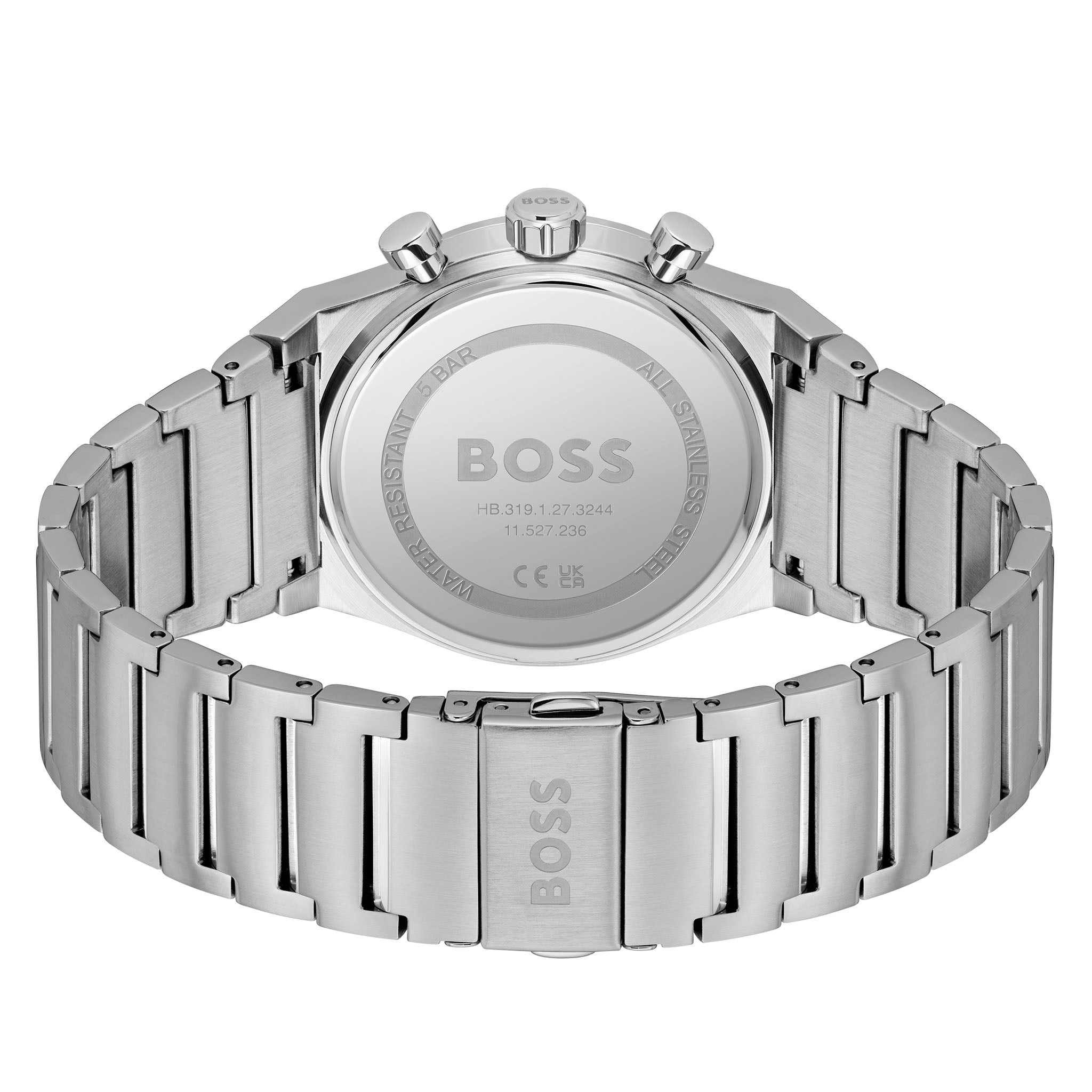Hugo Boss Stainless Steel Dark Green Chronograph Men's Watch - 1514220