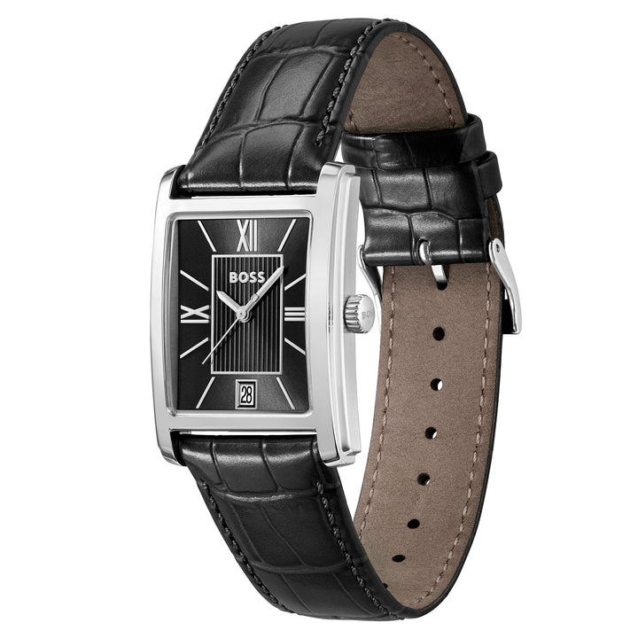 Hugo Boss Black Leather Men's Watch - 1514277