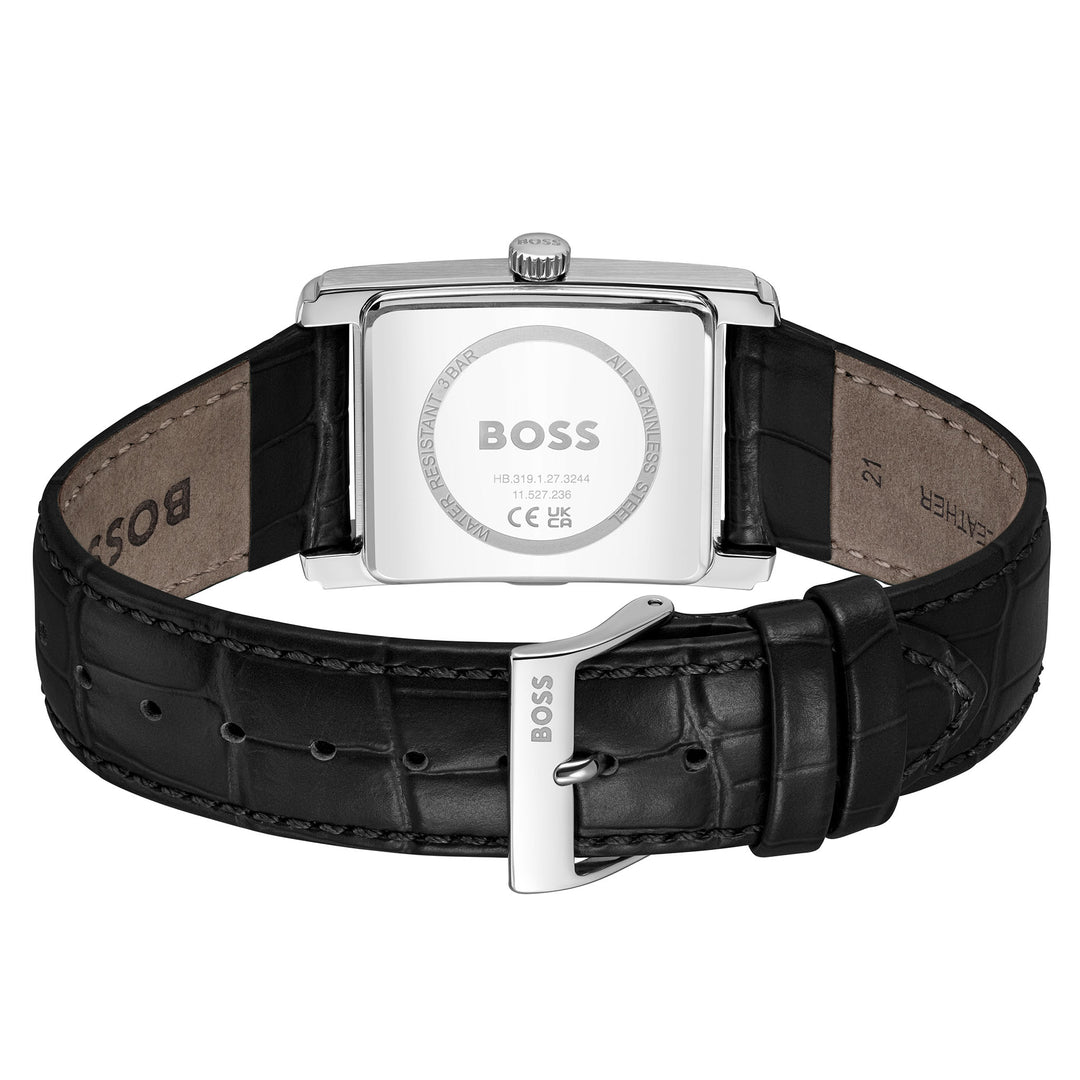 Hugo Boss Black Leather Men's Watch - 1514277