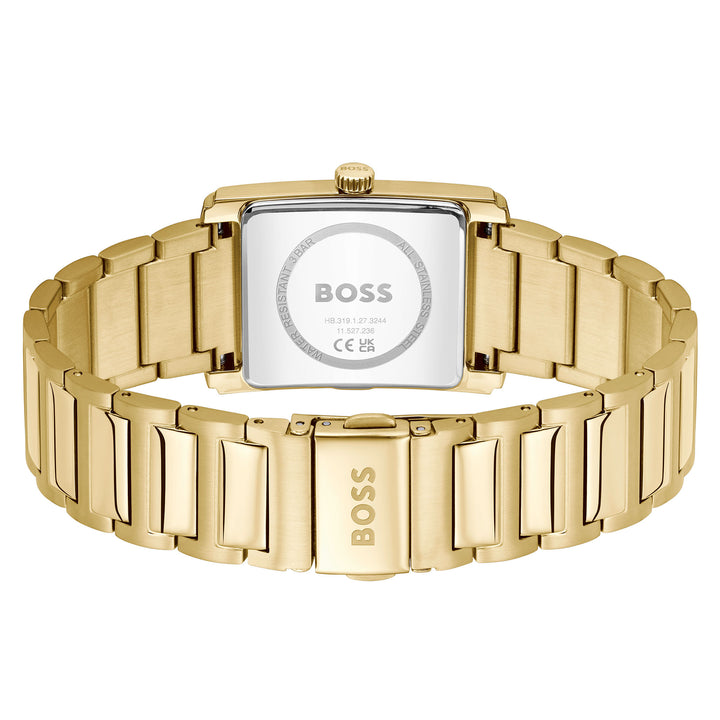 Hugo Boss Gold Steel Silver White Dial Men's Watch - 1514280