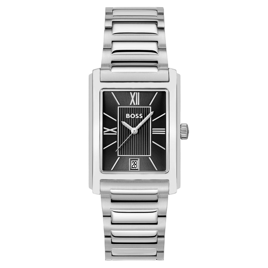 Hugo Boss Stainless Steel Black Dial Men's Watch - 1514297